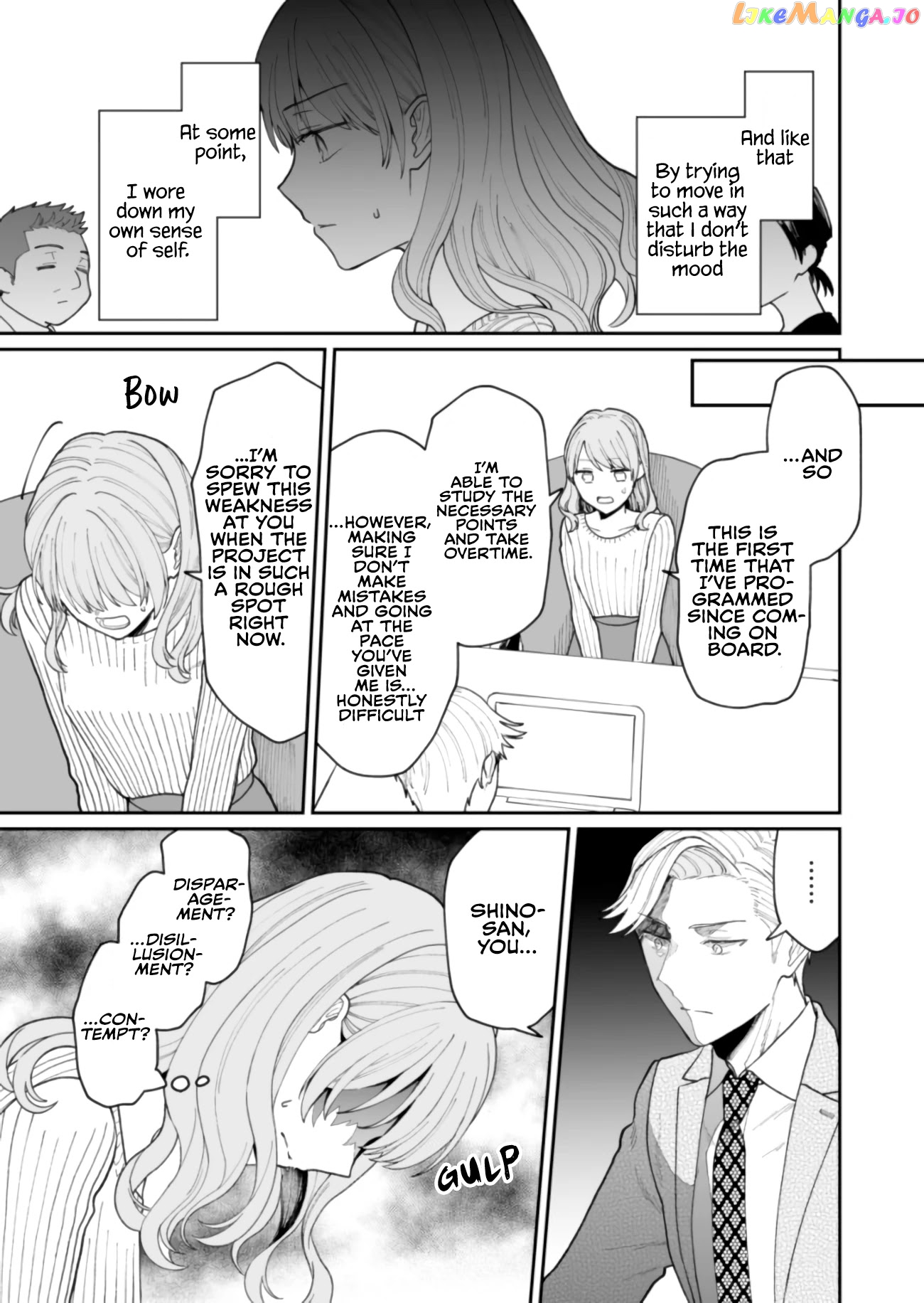 The New-Hire Who Could "Read" Emotions and the Unsociable Senpai chapter 14 - page 17
