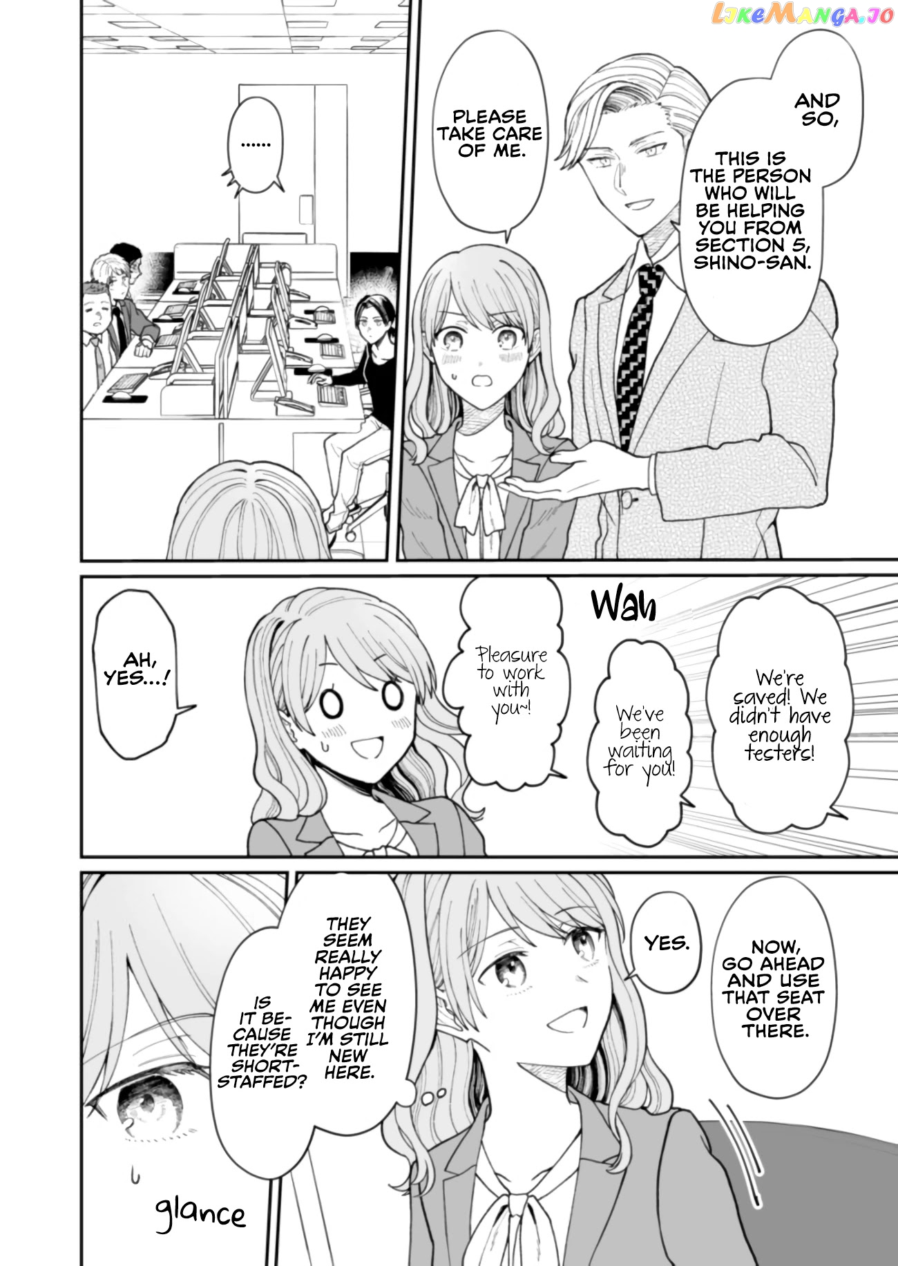 The New-Hire Who Could "Read" Emotions and the Unsociable Senpai chapter 14 - page 2