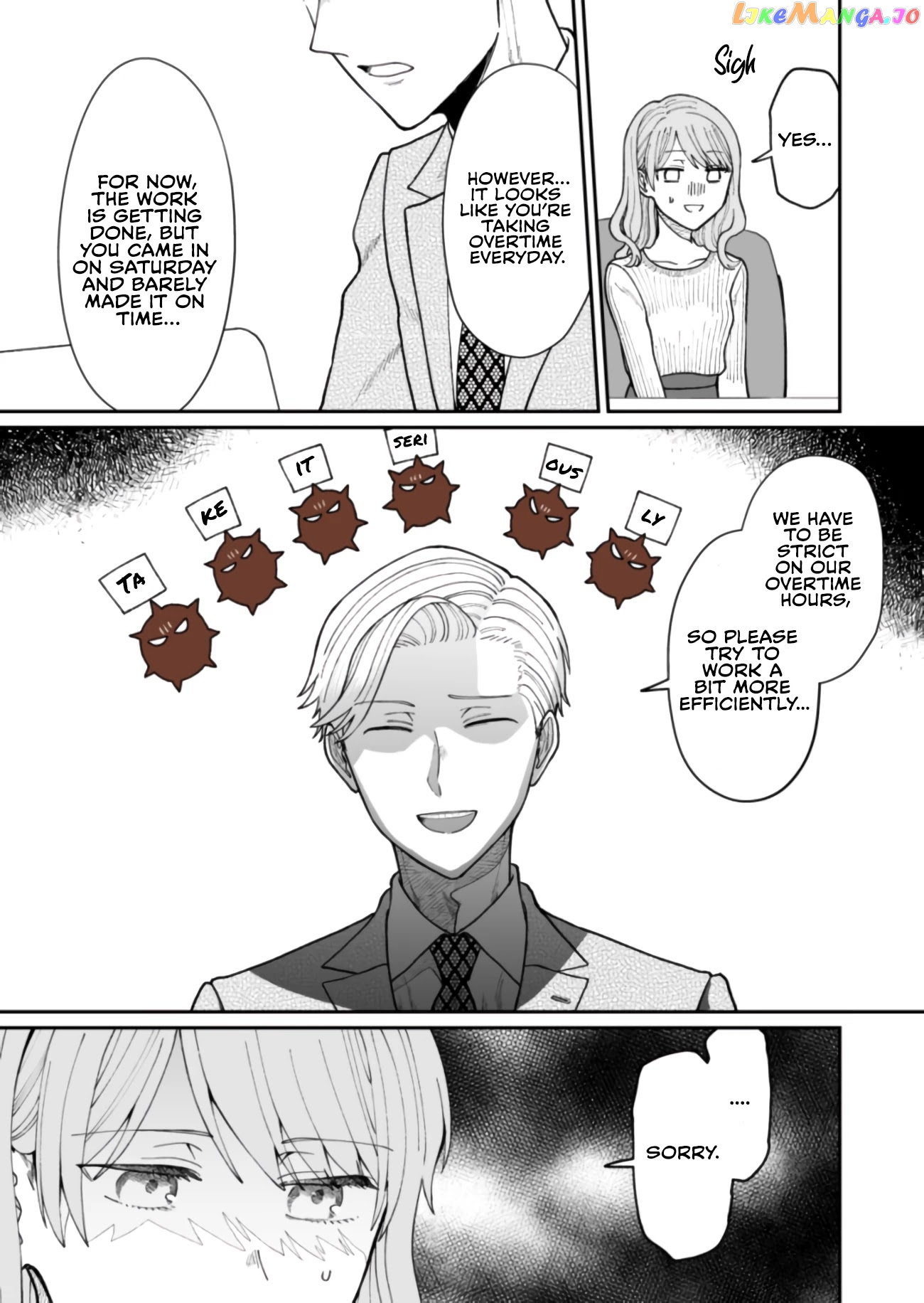 The New-Hire Who Could "Read" Emotions and the Unsociable Senpai chapter 14 - page 9