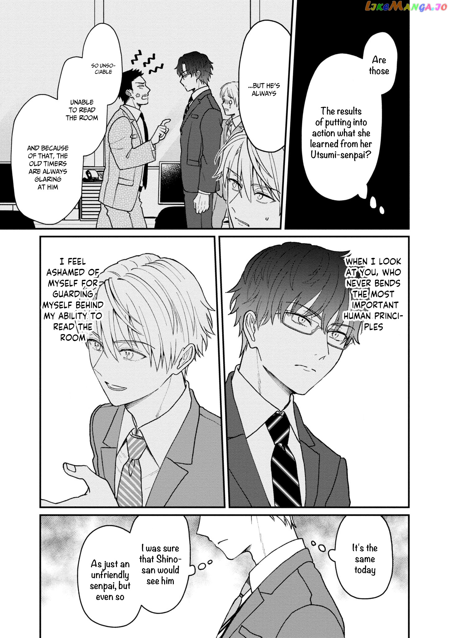 The New-Hire Who Could "Read" Emotions and the Unsociable Senpai chapter 19 - page 10