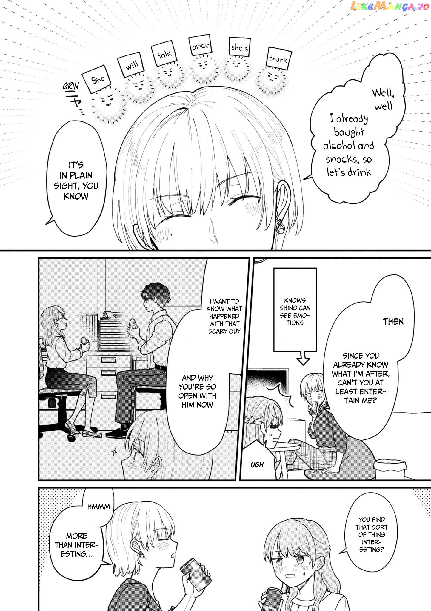 The New-Hire Who Could "Read" Emotions and the Unsociable Senpai chapter 25 - page 3