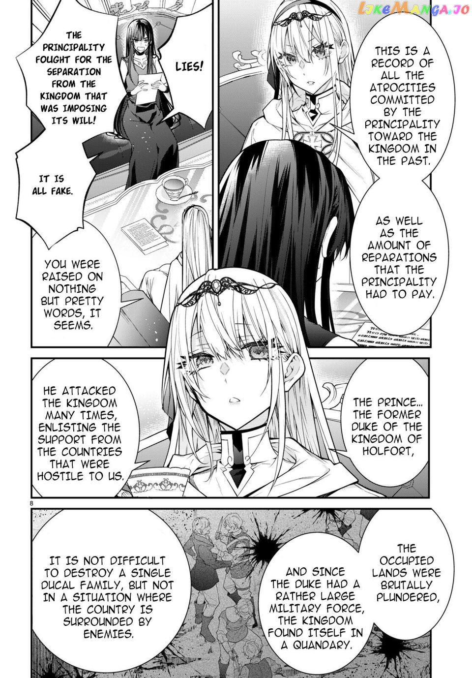 The World of Otome Games is Tough For Mobs chapter 55 - page 8