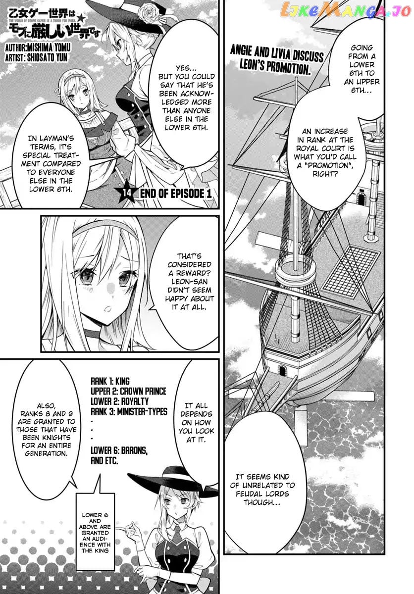 The World of Otome Games is Tough For Mobs chapter 14 - page 2