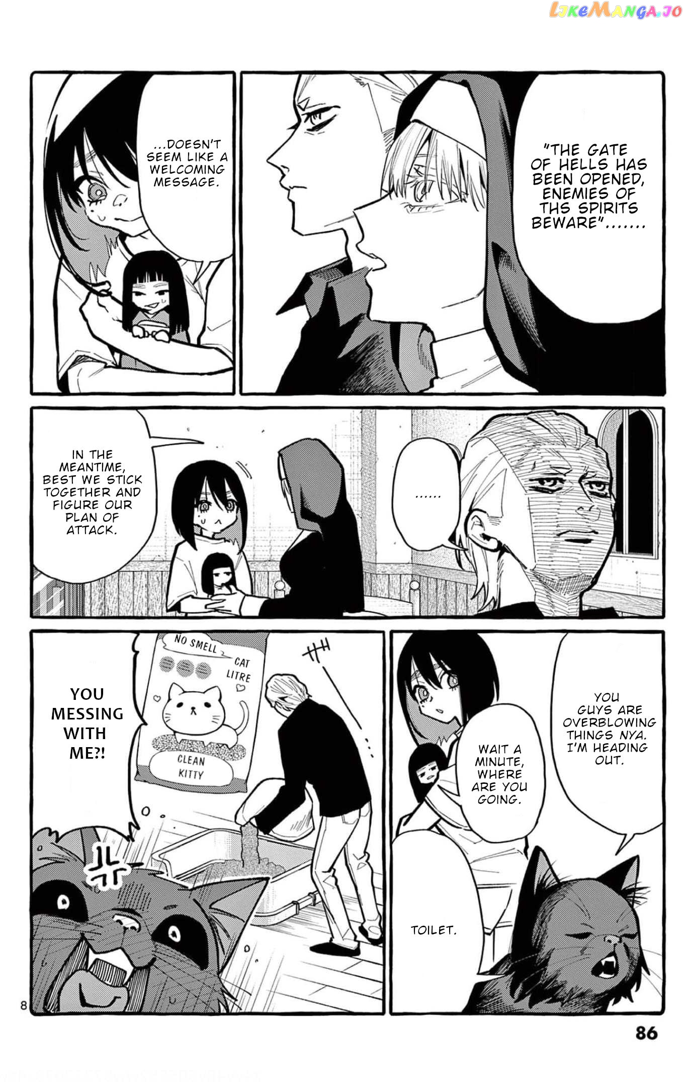 Ushiro no Shoumen Kamui-san chapter 34 - page 9
