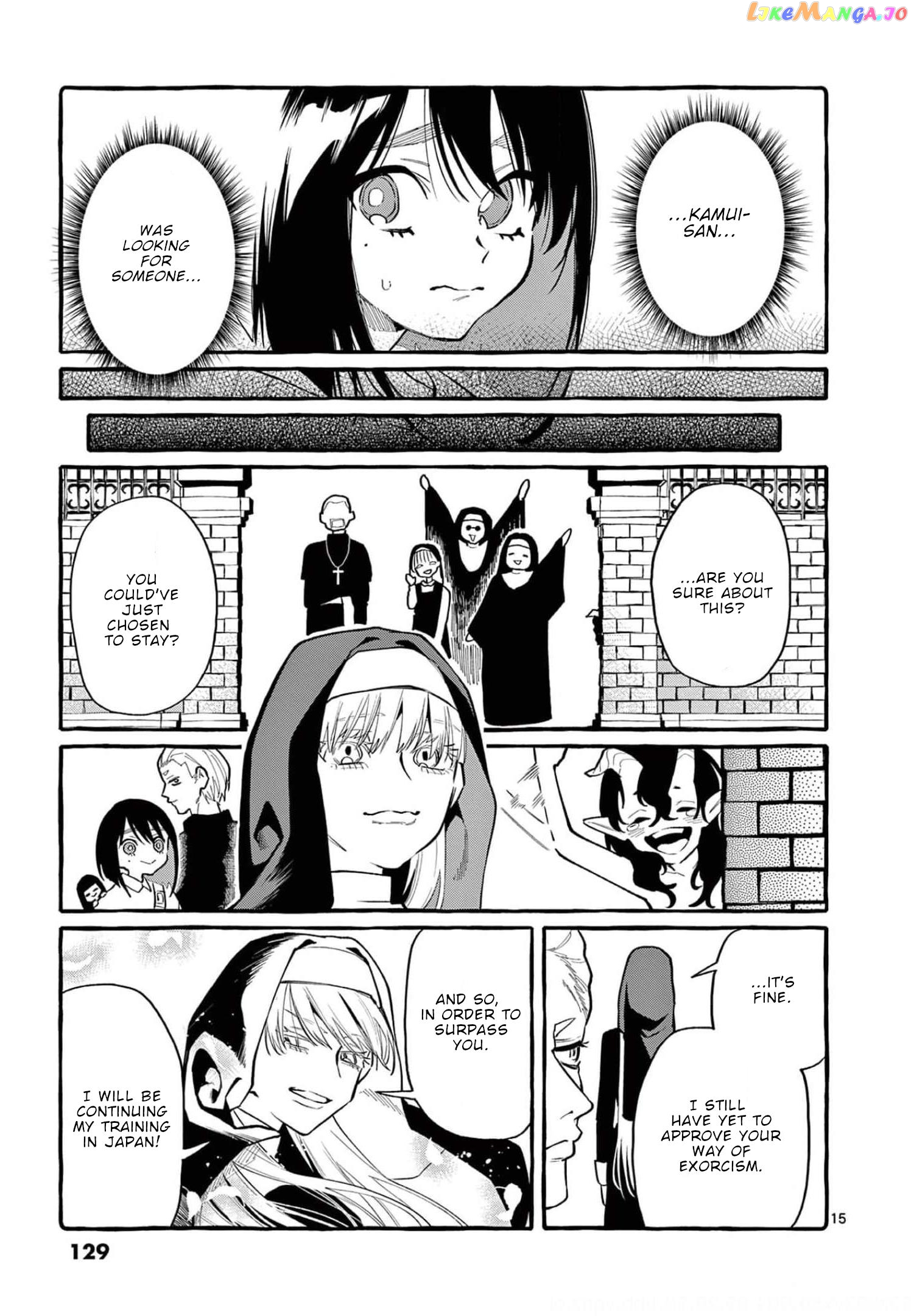 Ushiro no Shoumen Kamui-san chapter 36 - page 16