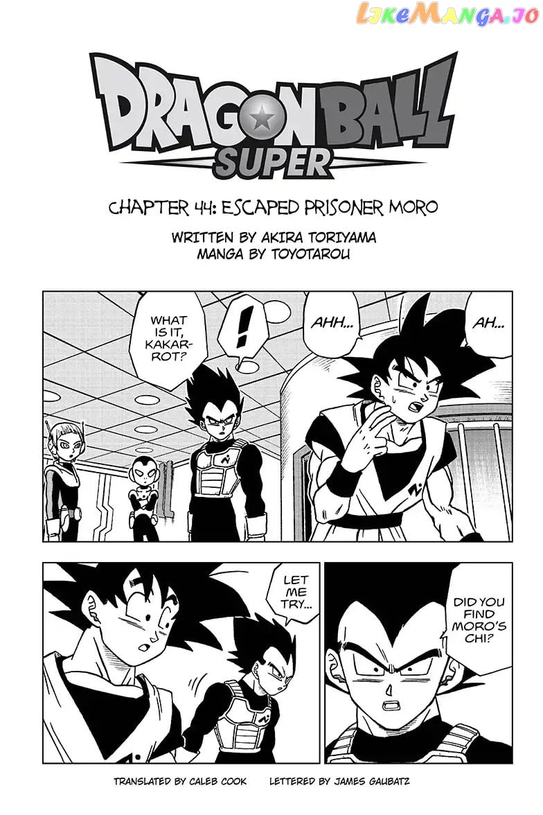 Dragon Ball Super chapter 44 - page 1