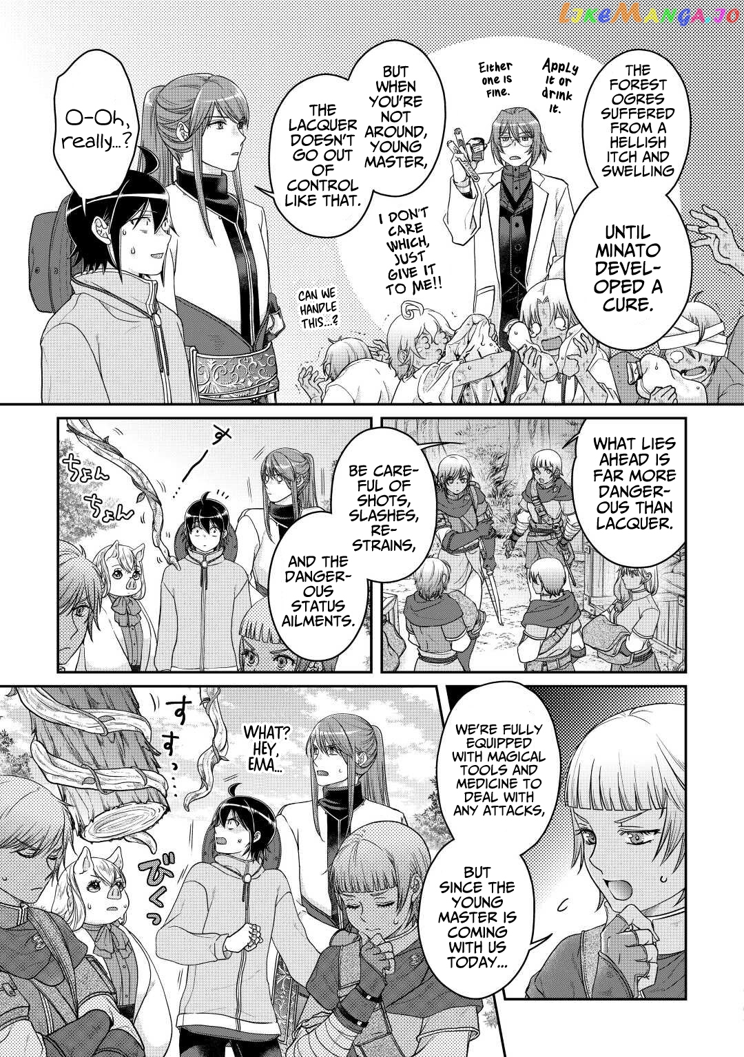 Tsuki ga Michibiku Isekai Douchuu chapter 73 - page 10