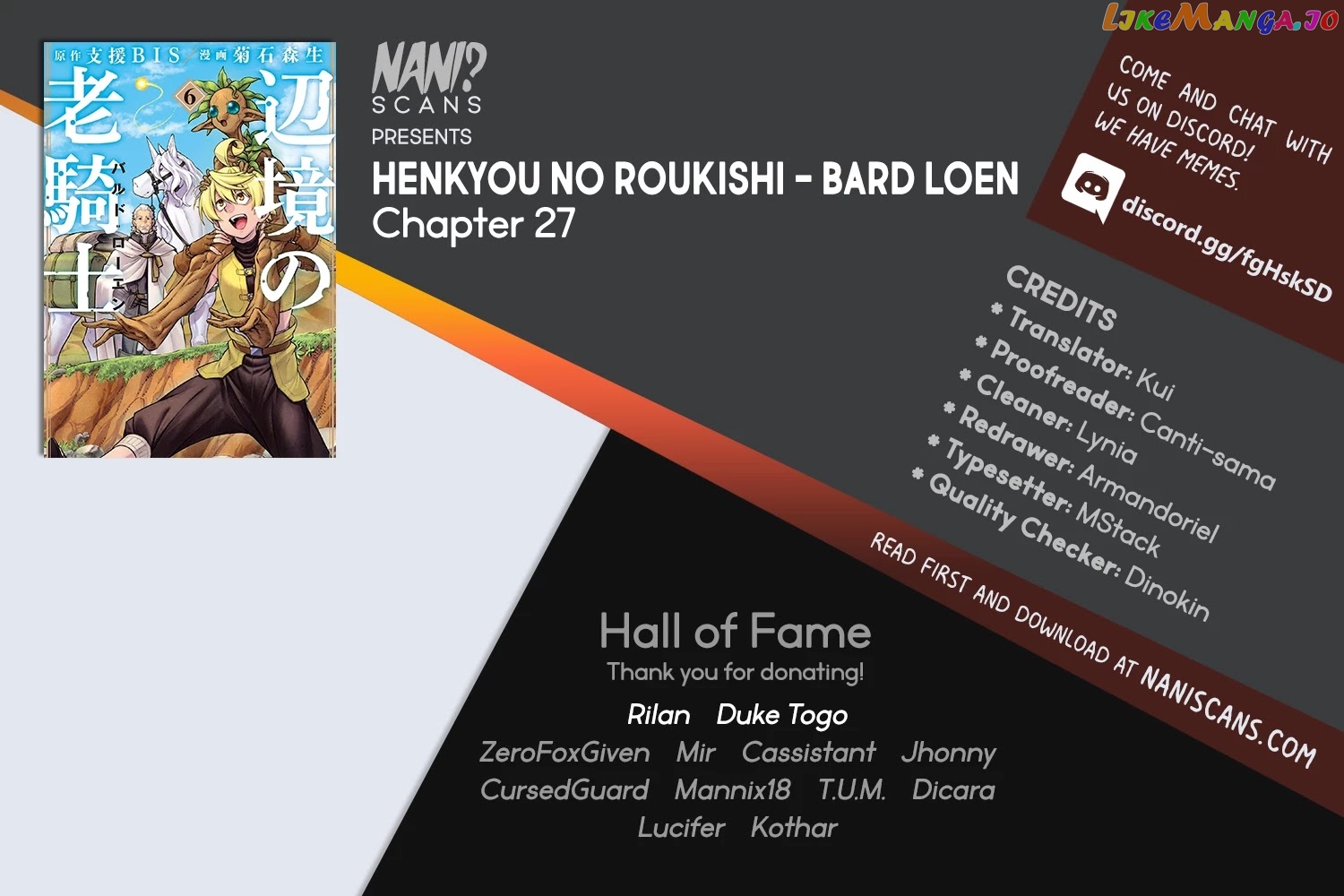 Henkyou no Roukishi - Bard Loen chapter 27 - page 1