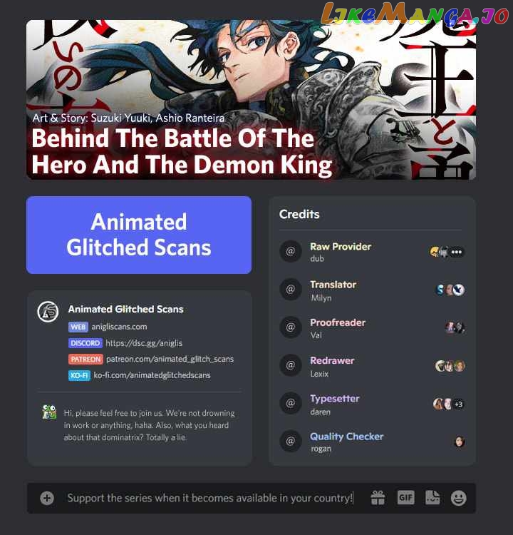 Behind The Battle Of The Hero And The Demon King chapter 10.2 - page 1