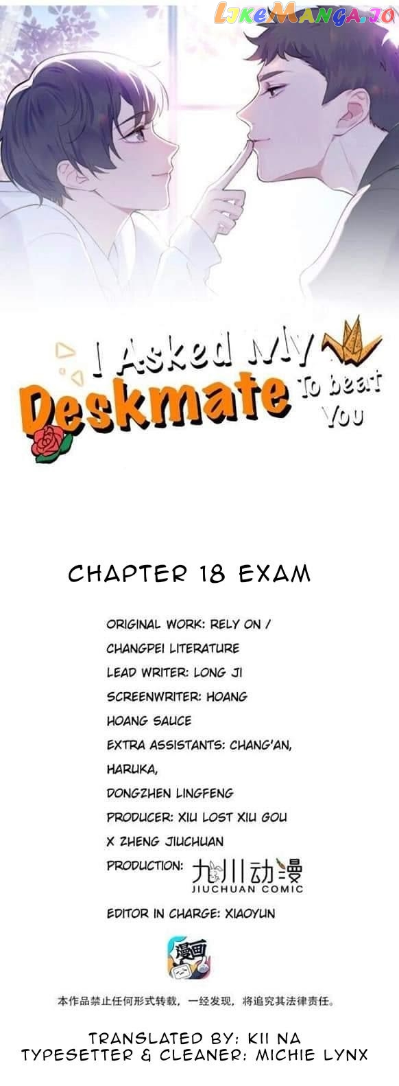 I’ll Get My Deskmate to Hit You chapter 18 - page 1