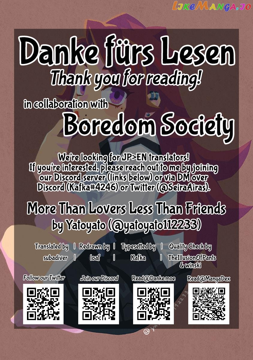 More Than Lovers, Less Than Friends chapter 26.5 - page 4