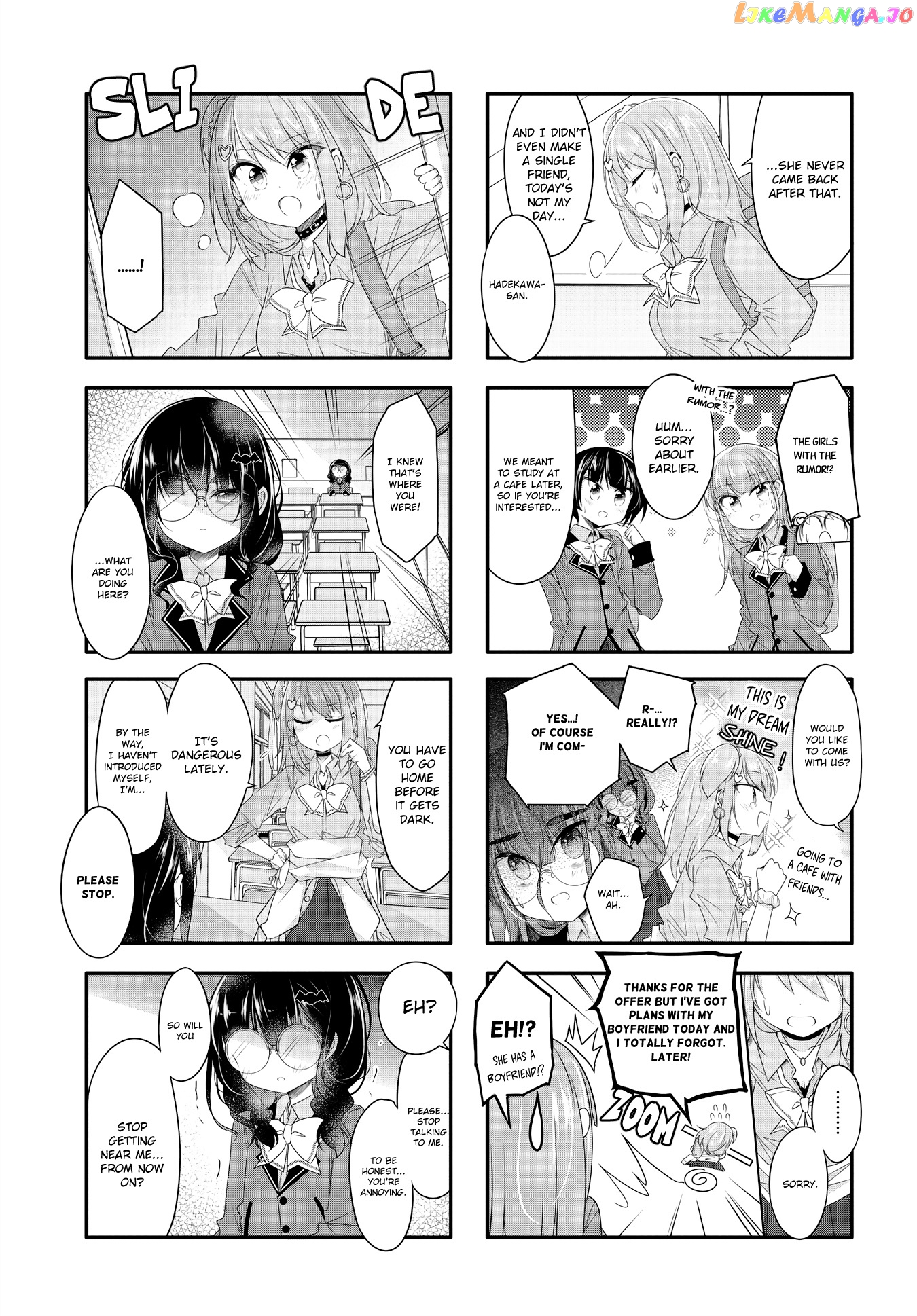 Gyaru To Nekura No Kyuuketsu Kankei chapter 1 - page 9
