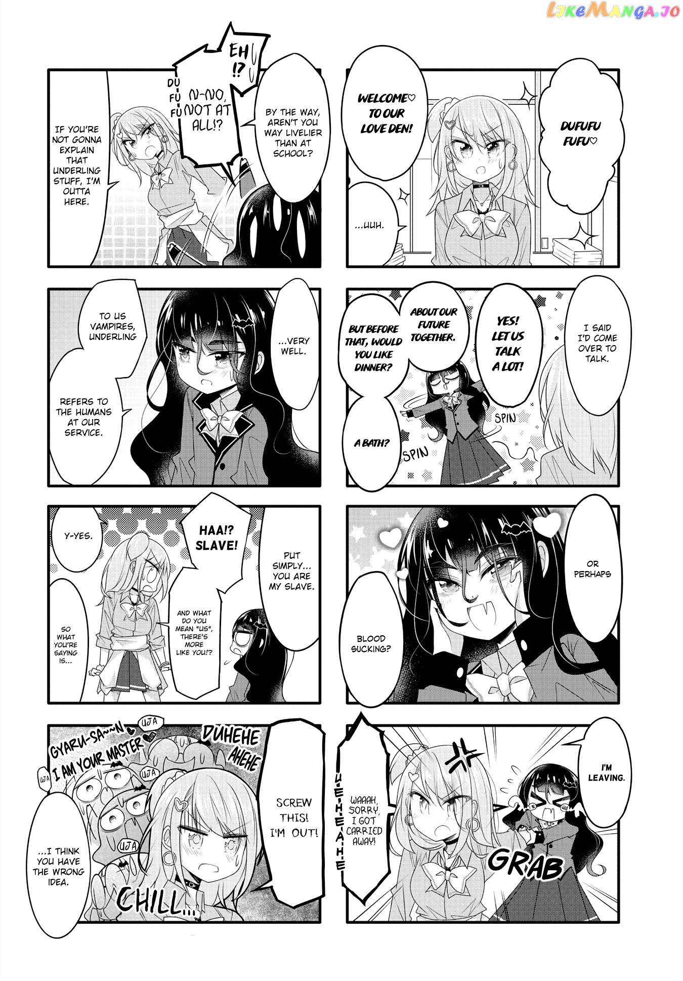 Gyaru To Nekura No Kyuuketsu Kankei chapter 3 - page 2
