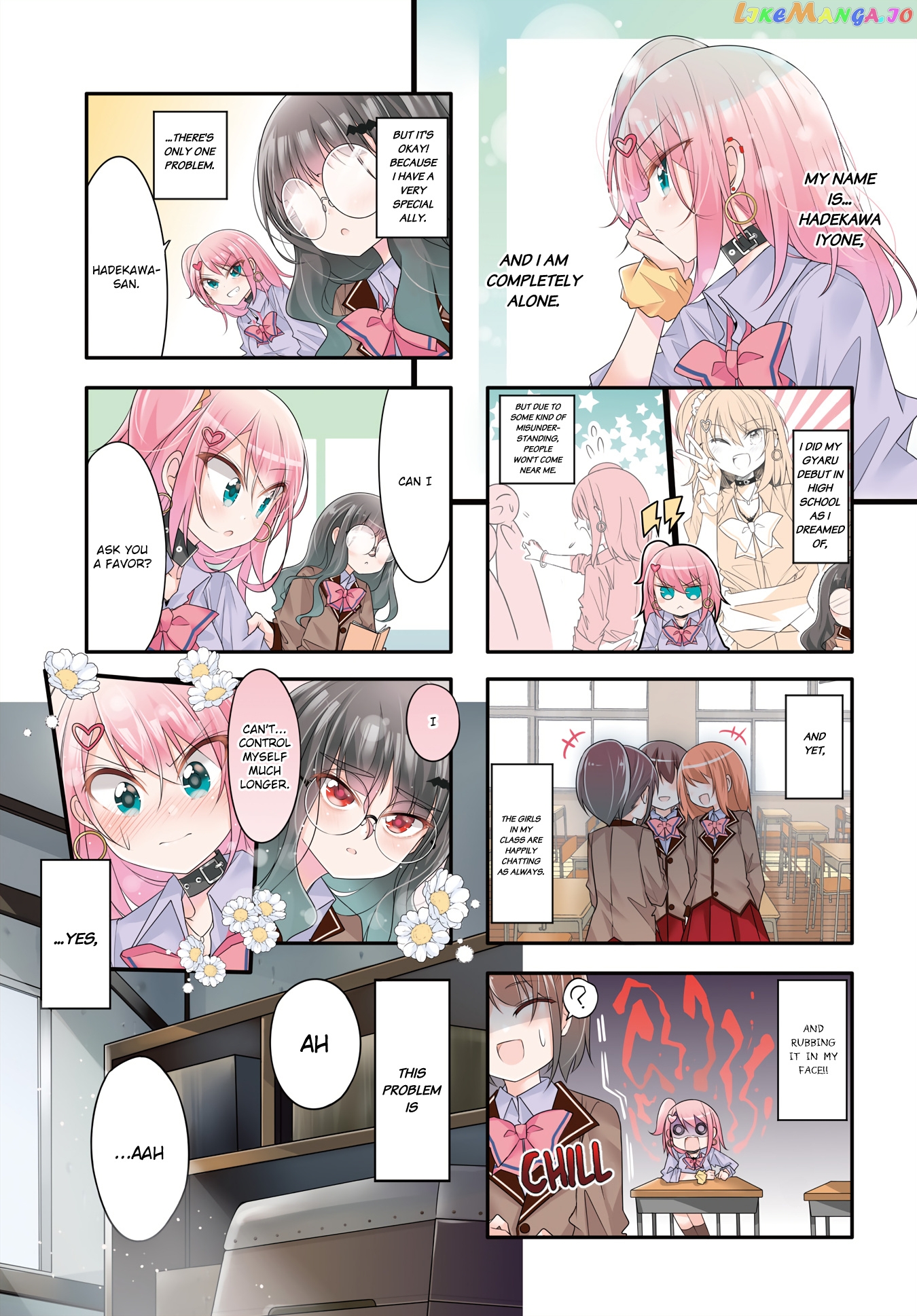 Gyaru To Nekura No Kyuuketsu Kankei chapter 4 - page 1