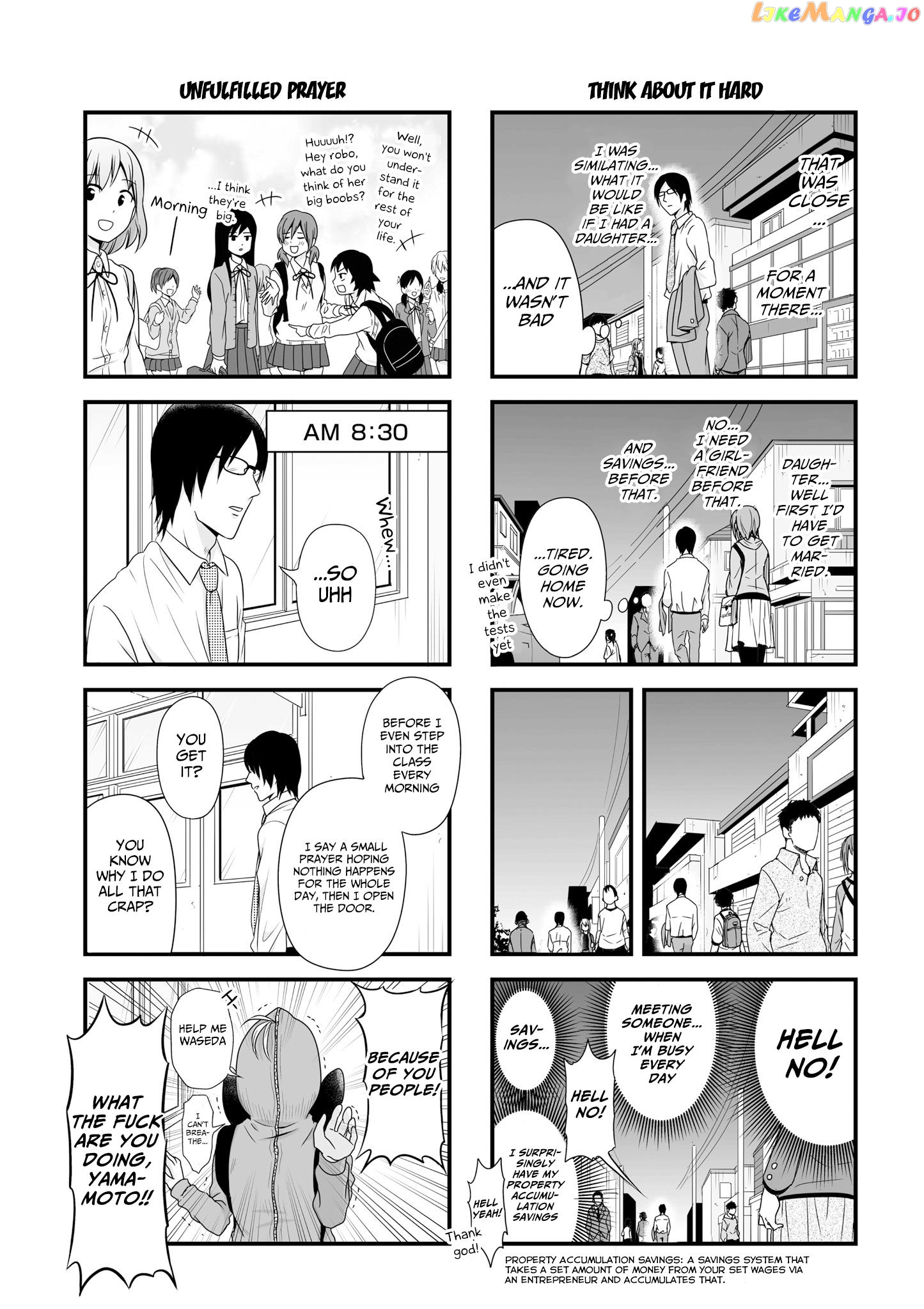 Joshikousei No Mudazukai chapter 56.1 - page 7