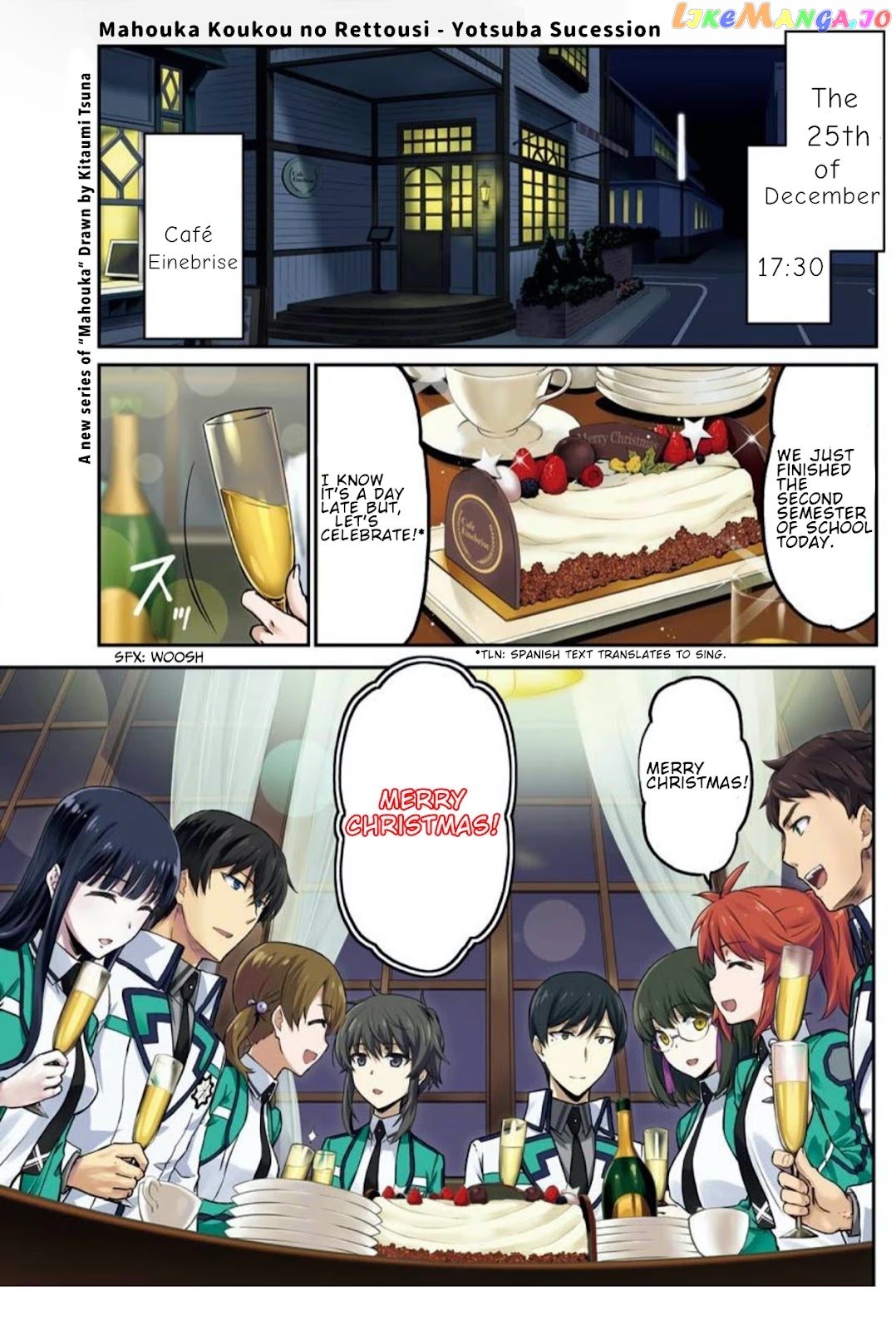 Mahouka Koukou no Rettousei - Yotsuba Keishou-hen chapter 1 - page 1