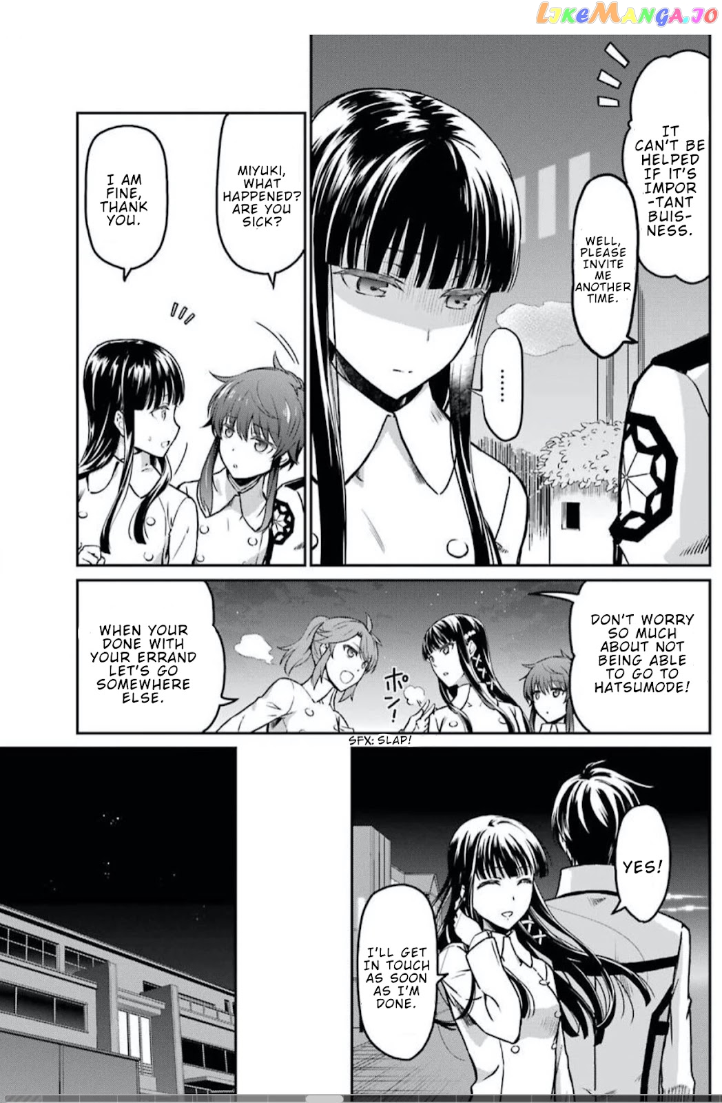 Mahouka Koukou no Rettousei - Yotsuba Keishou-hen chapter 1 - page 8