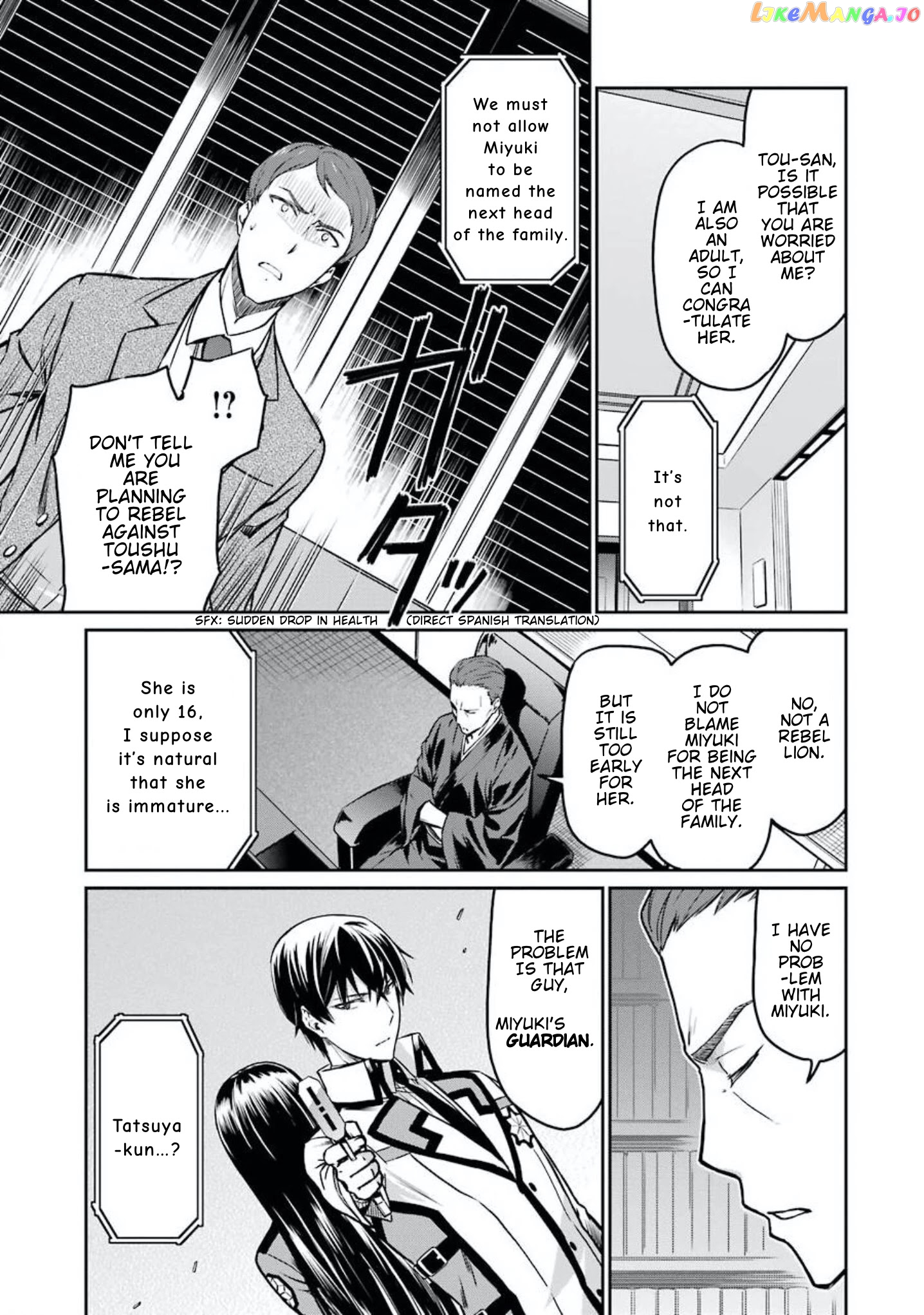 Mahouka Koukou no Rettousei - Yotsuba Keishou-hen chapter 3 - page 8
