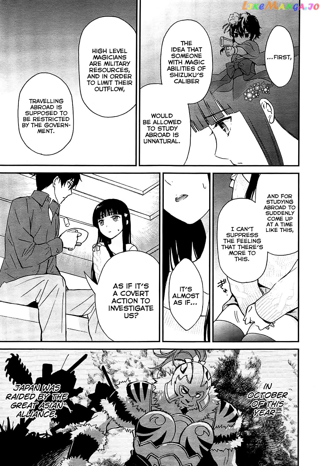 Mahouka Koukou No Rettousei – Raihousha Hen chapter 1 - page 9