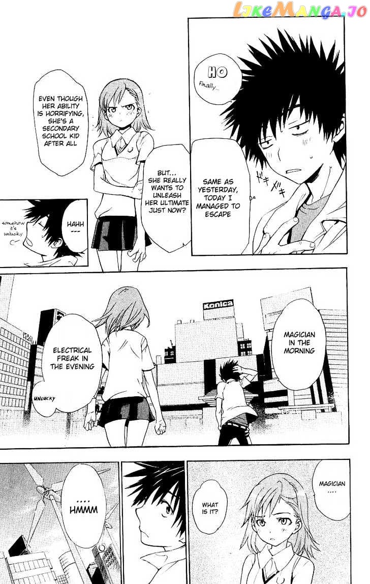To Aru Majutsu no Kinsho Mokuroku chapter 3 - page 14