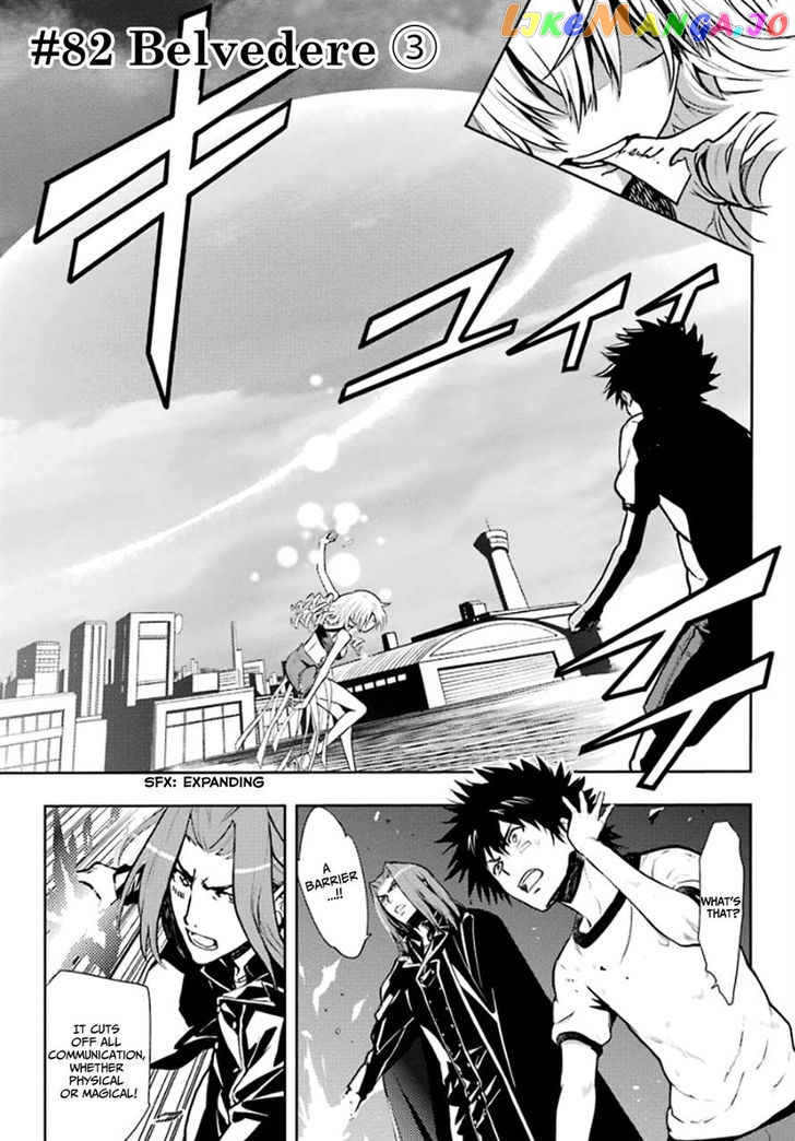 To Aru Majutsu no Kinsho Mokuroku chapter 82 - page 1