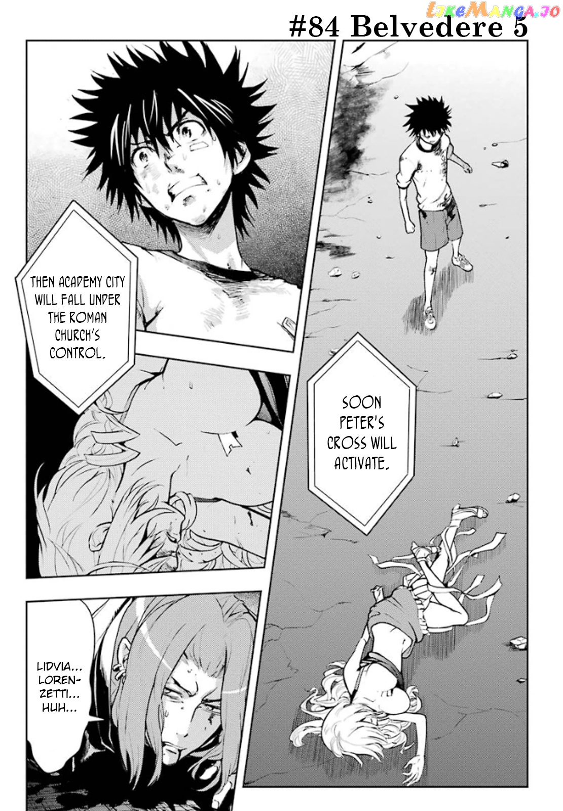 To Aru Majutsu no Kinsho Mokuroku chapter 84 - page 1
