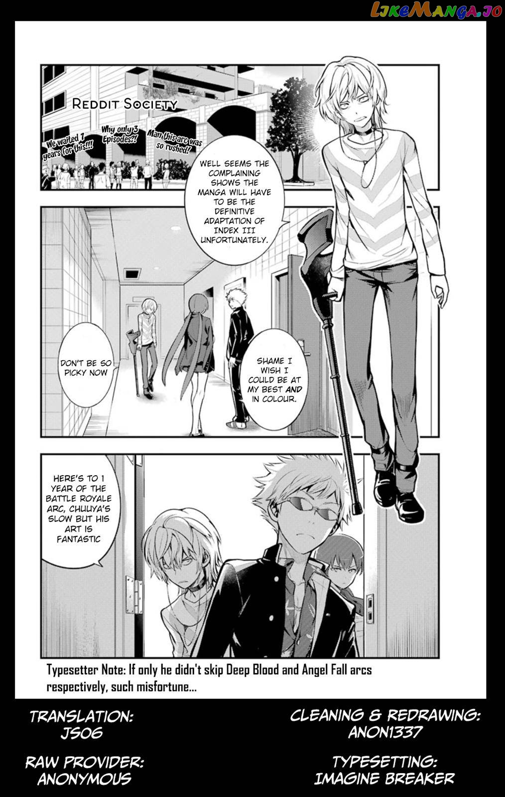 To Aru Majutsu no Kinsho Mokuroku chapter 133 - page 33