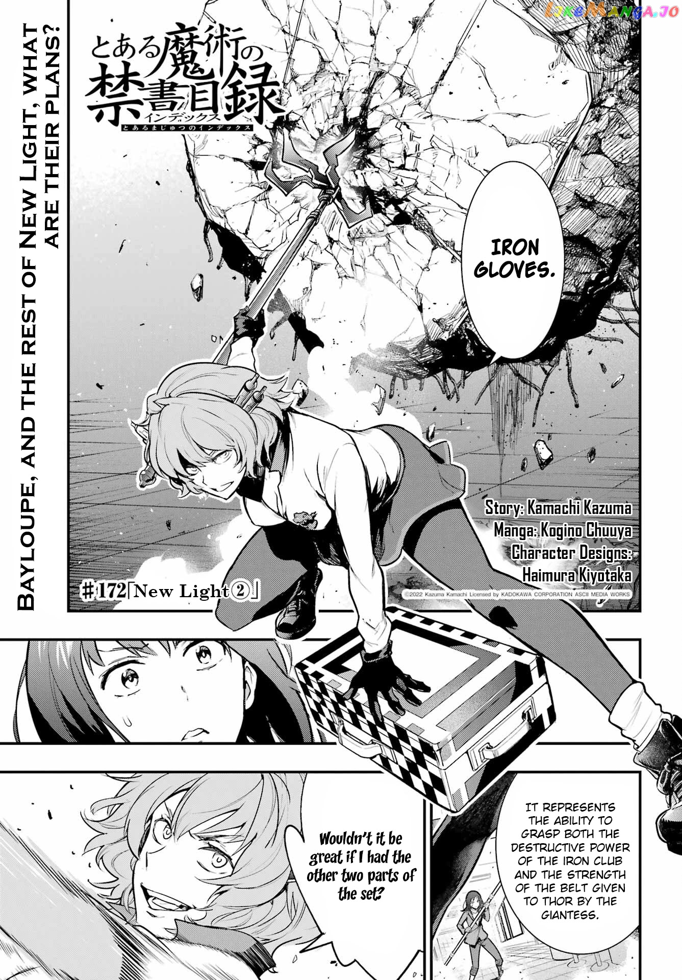 To Aru Majutsu no Kinsho Mokuroku chapter 172 - page 1