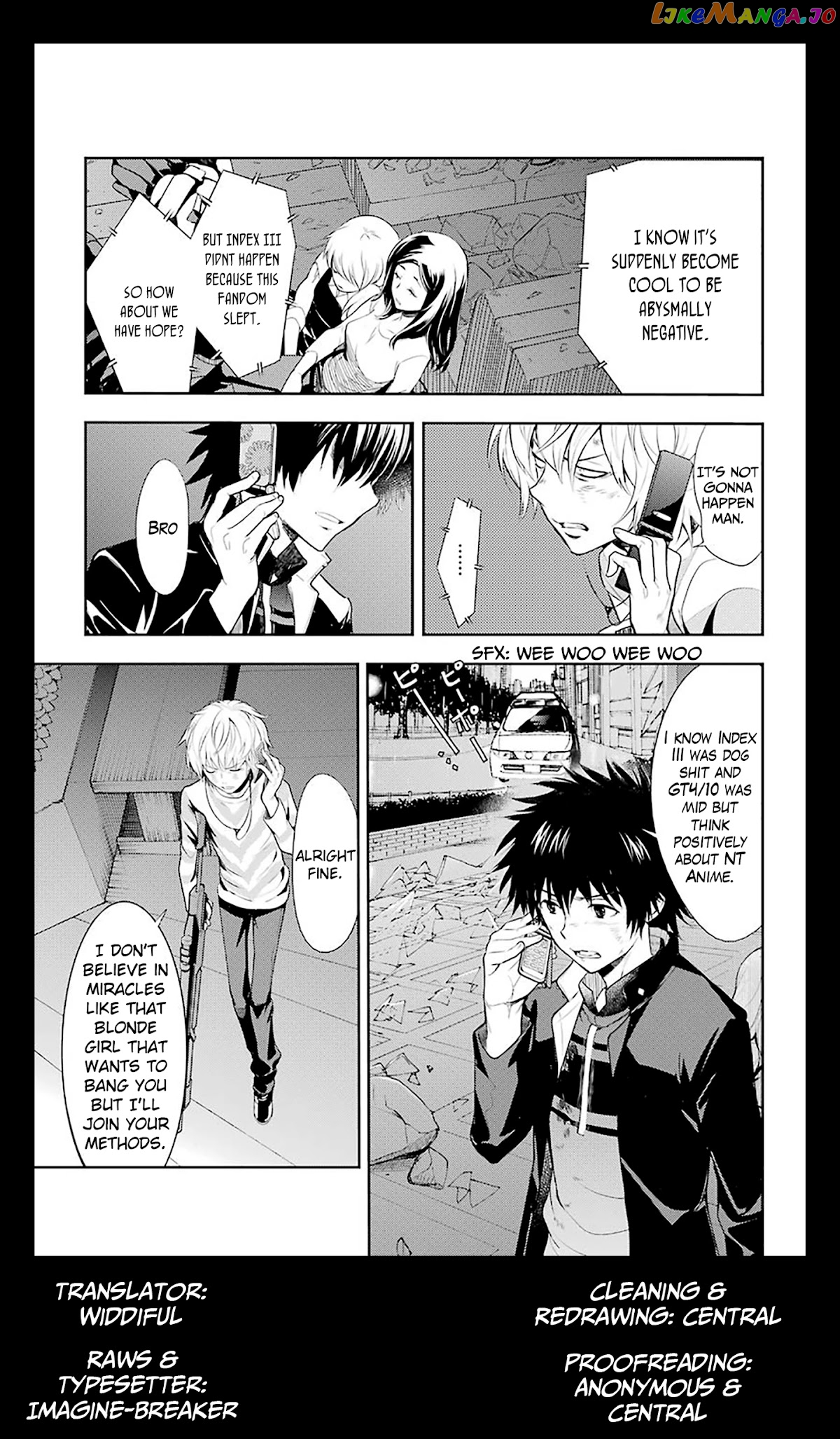 To Aru Majutsu no Kinsho Mokuroku chapter 108 - page 34