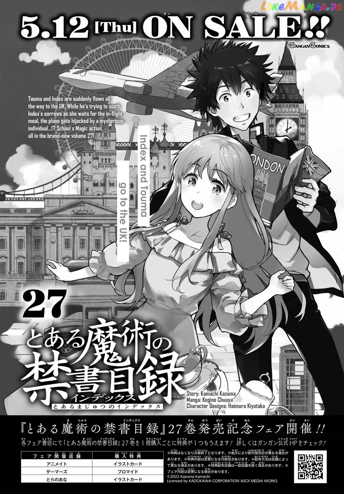 To Aru Majutsu no Kinsho Mokuroku chapter 174 - page 24
