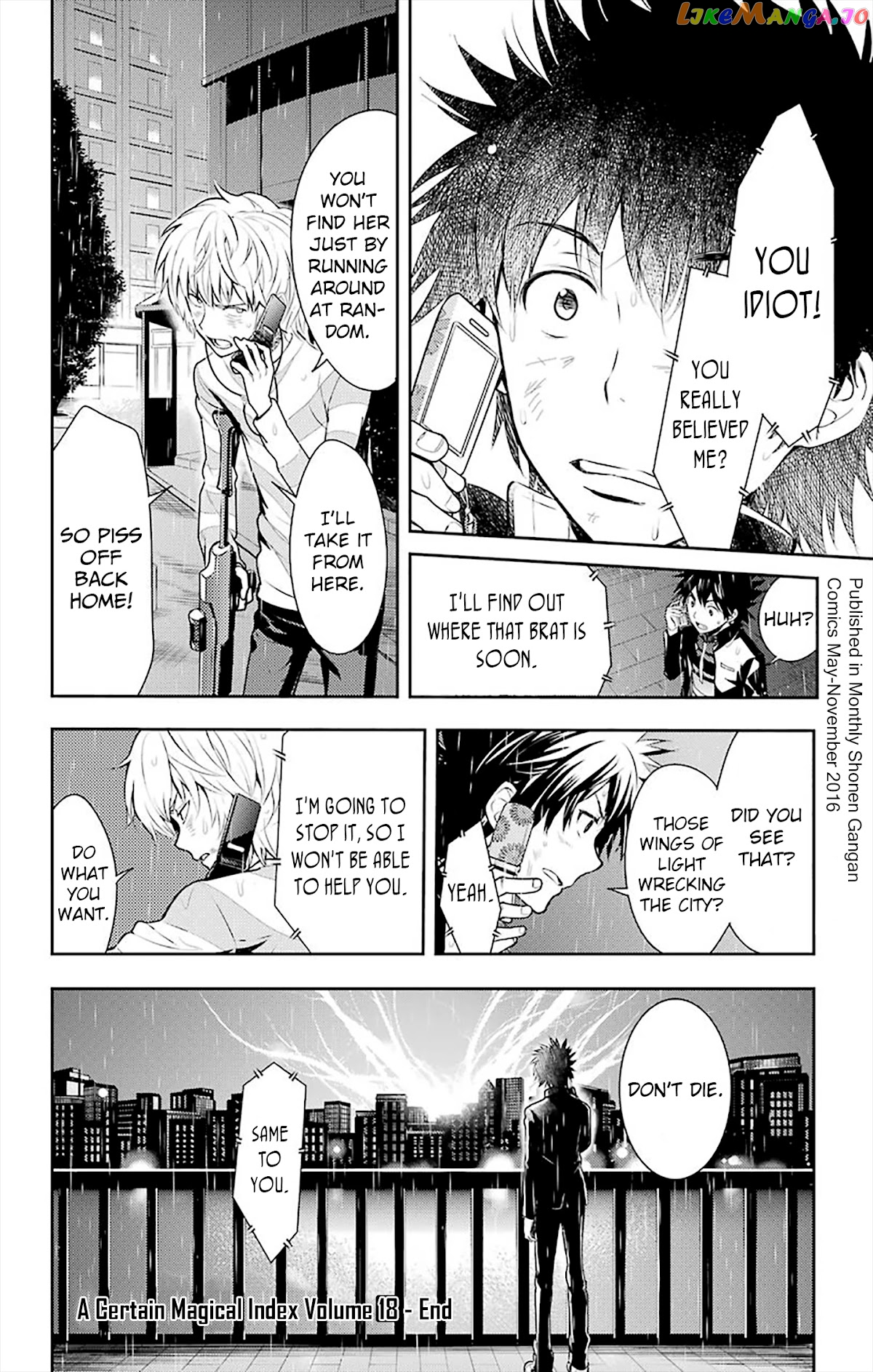 To Aru Majutsu no Kinsho Mokuroku chapter 110 - page 17