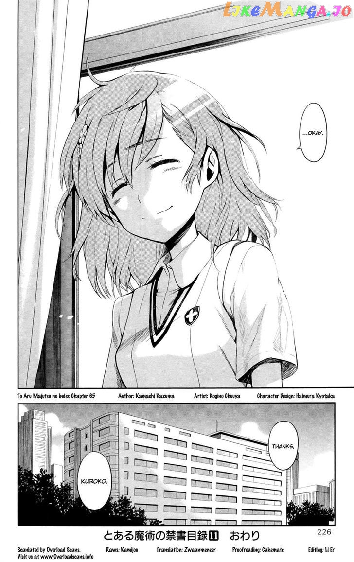 To Aru Majutsu no Kinsho Mokuroku chapter 65 - page 16