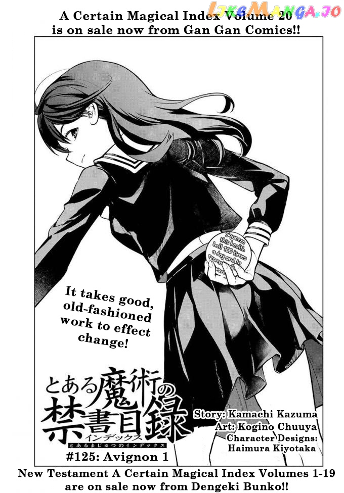 To Aru Majutsu no Kinsho Mokuroku chapter 125 - page 1