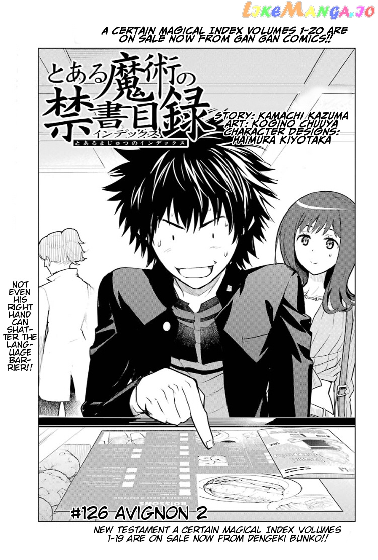 To Aru Majutsu no Kinsho Mokuroku chapter 126 - page 1
