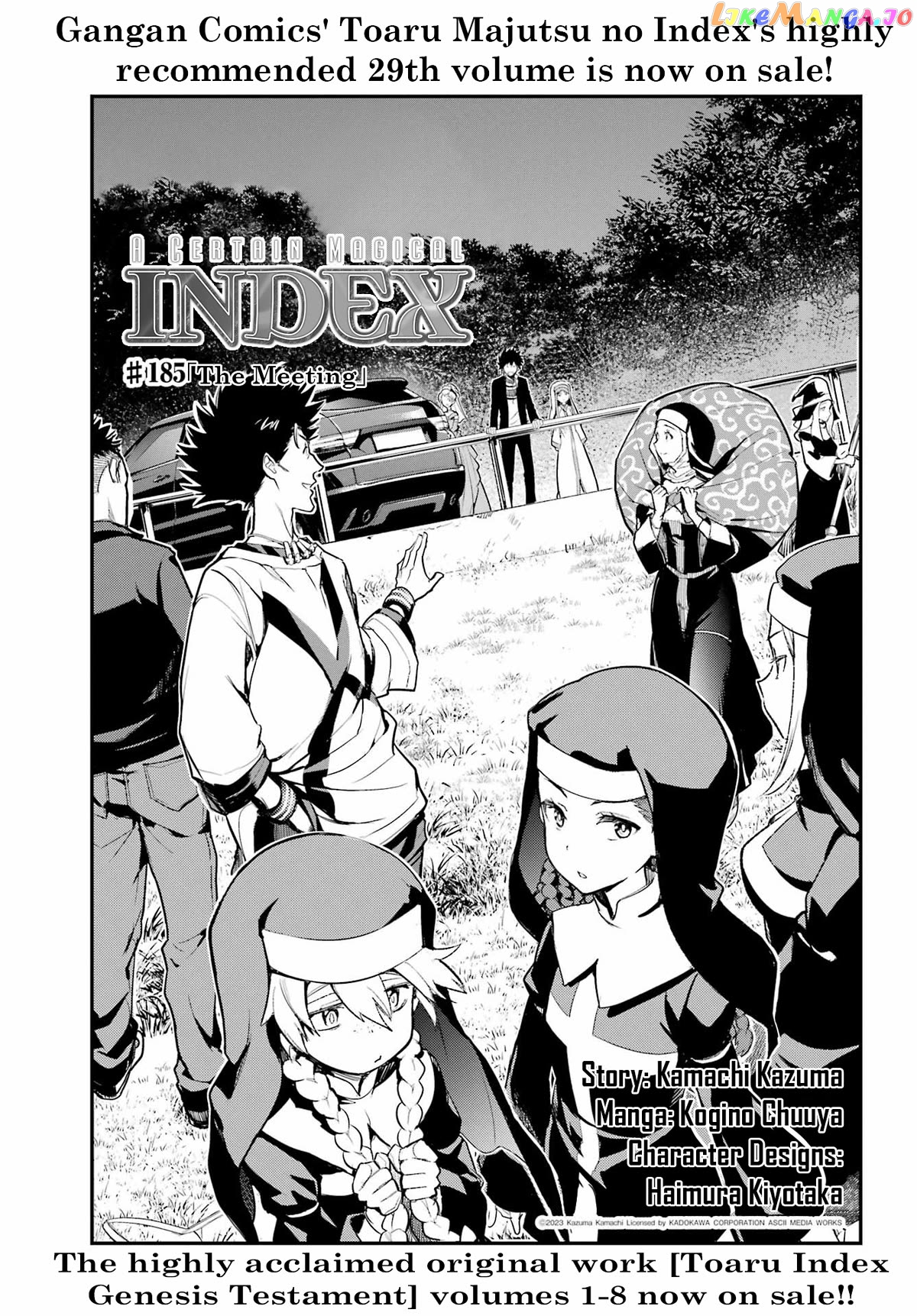 To Aru Majutsu no Kinsho Mokuroku chapter 185 - page 7
