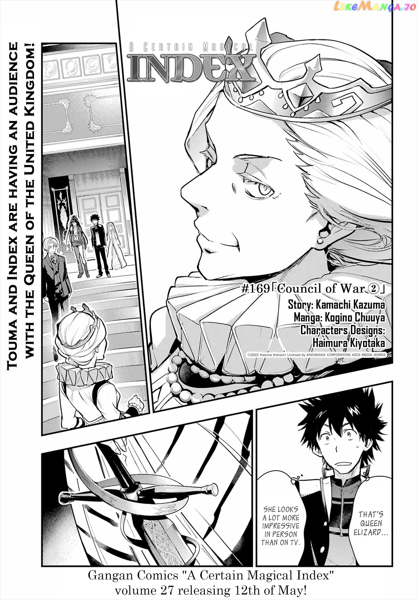 To Aru Majutsu no Kinsho Mokuroku chapter 169 - page 1