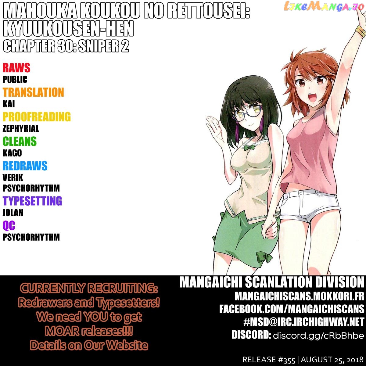 Mahouka Koukou No Rettousei – Kyuukousen Hen chapter 30 - page 1