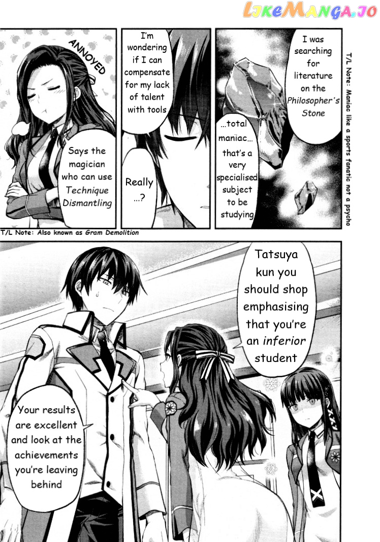 Mahouka Koukou No Rettousei – Kaichou Senkyo-Hen chapter 5 - page 9