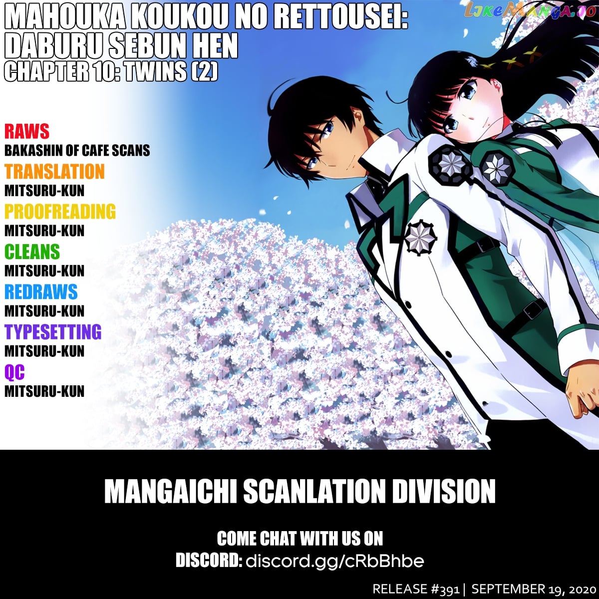 Mahouka Koukou No Rettousei – Double Seven Hen chapter 10 - page 1