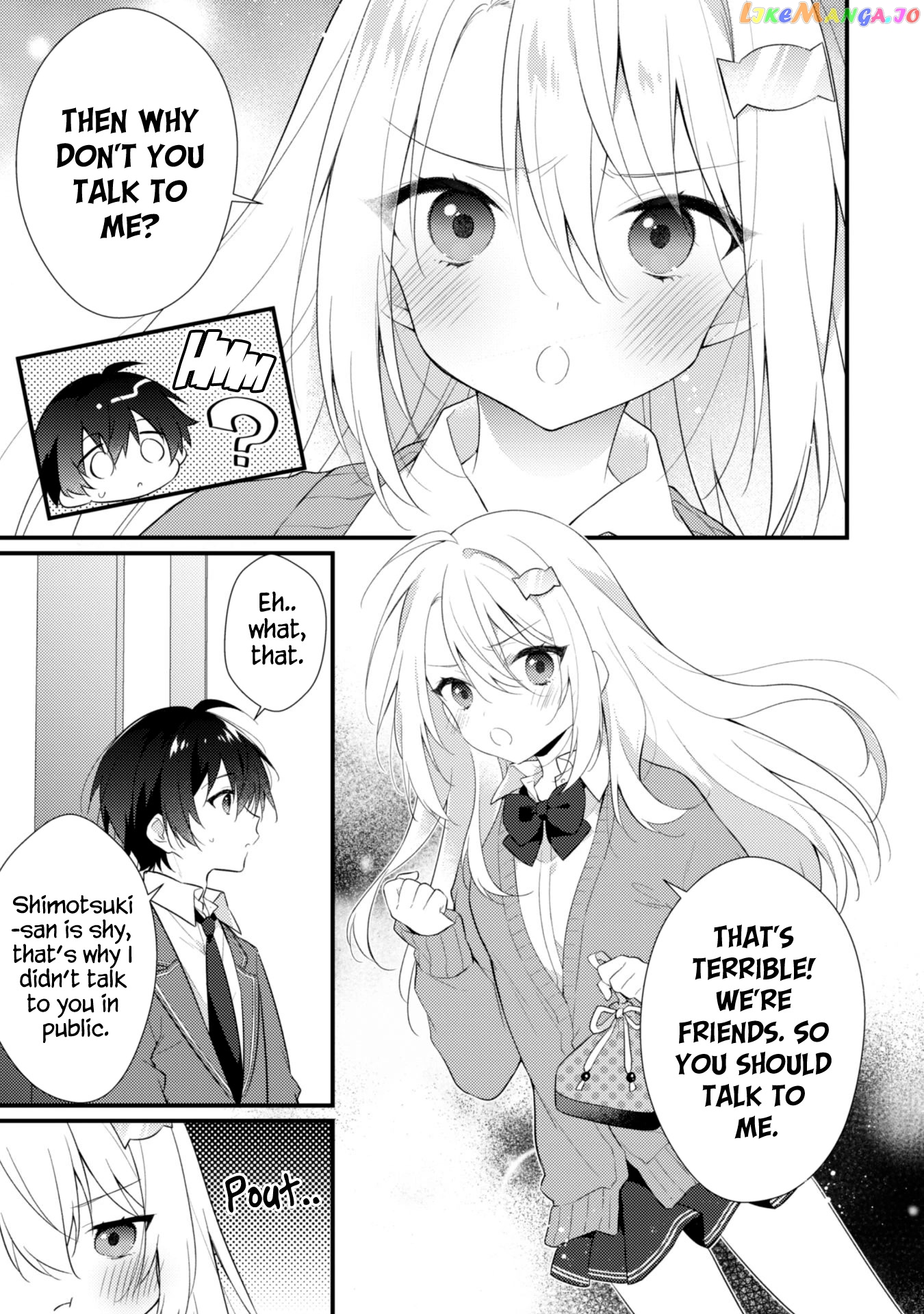Shimotsuki-San Likes The Mob ~This Shy Girl Is Only Sweet Towards Me~ chapter 2 - page 10