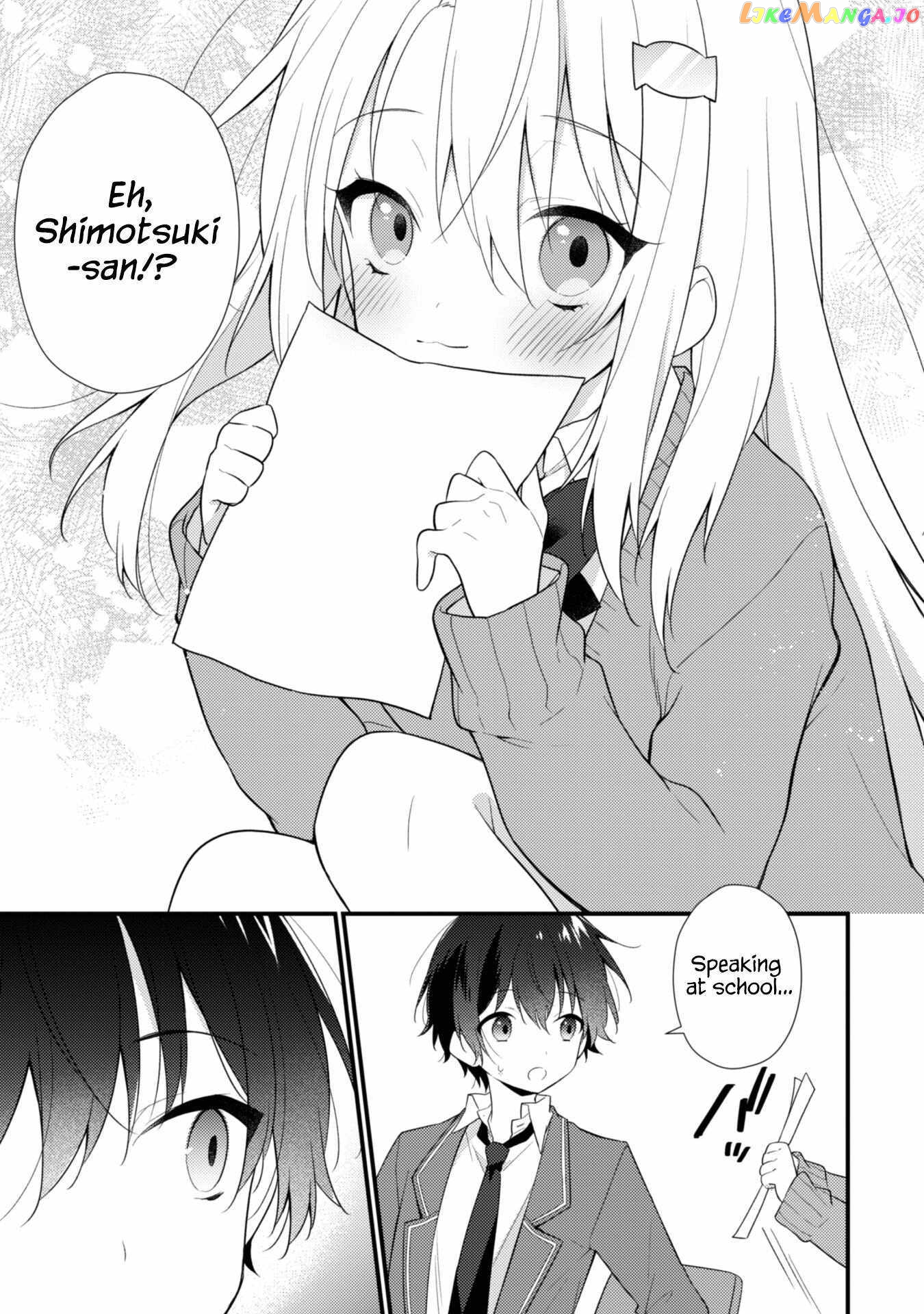 Shimotsuki-San Likes The Mob ~This Shy Girl Is Only Sweet Towards Me~ chapter 8 - page 5
