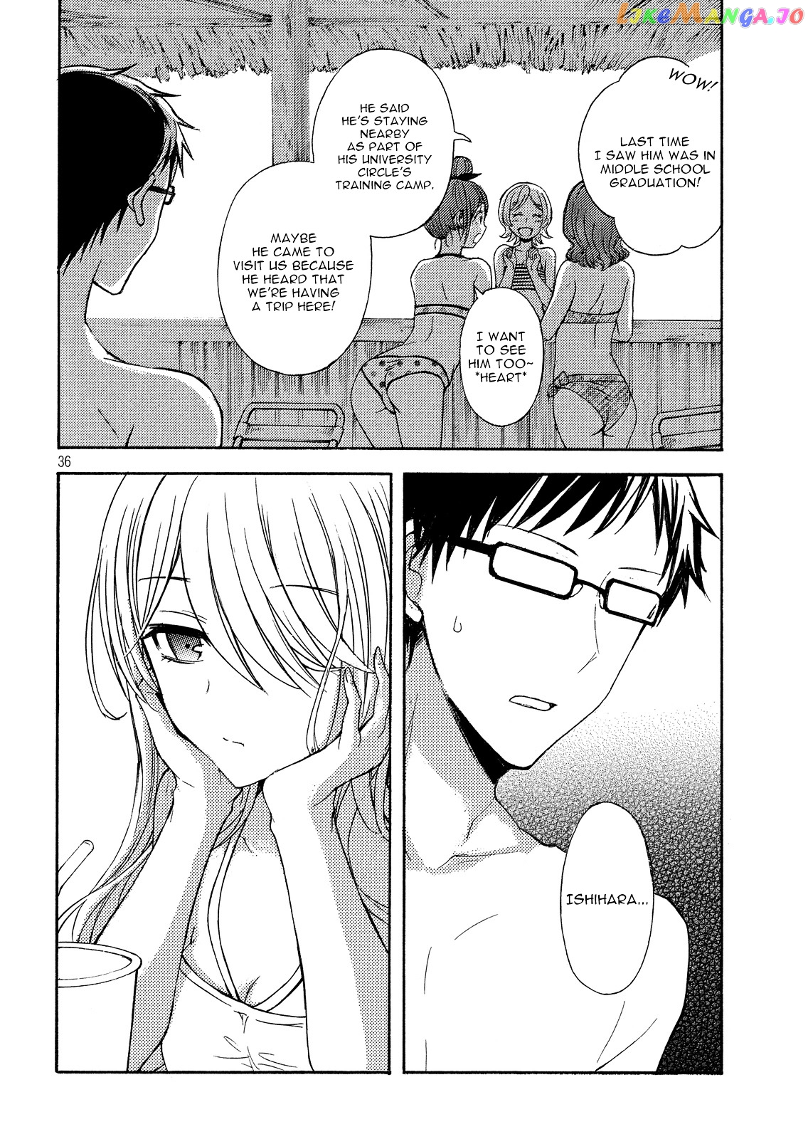 Watari-kun no xx ga Houkai Sunzen chapter 15 - page 34
