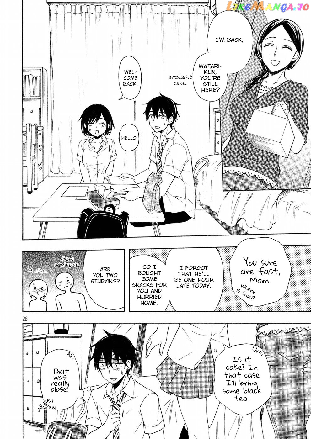 Watari-kun no xx ga Houkai Sunzen chapter 34 - page 28
