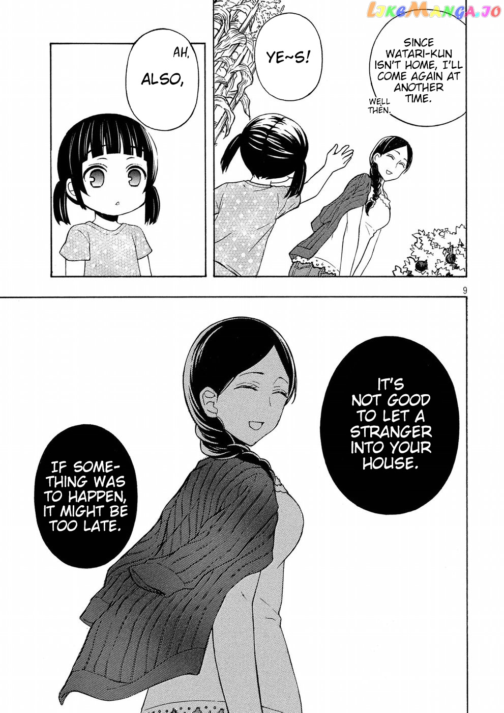 Watari-kun no xx ga Houkai Sunzen chapter 36 - page 9