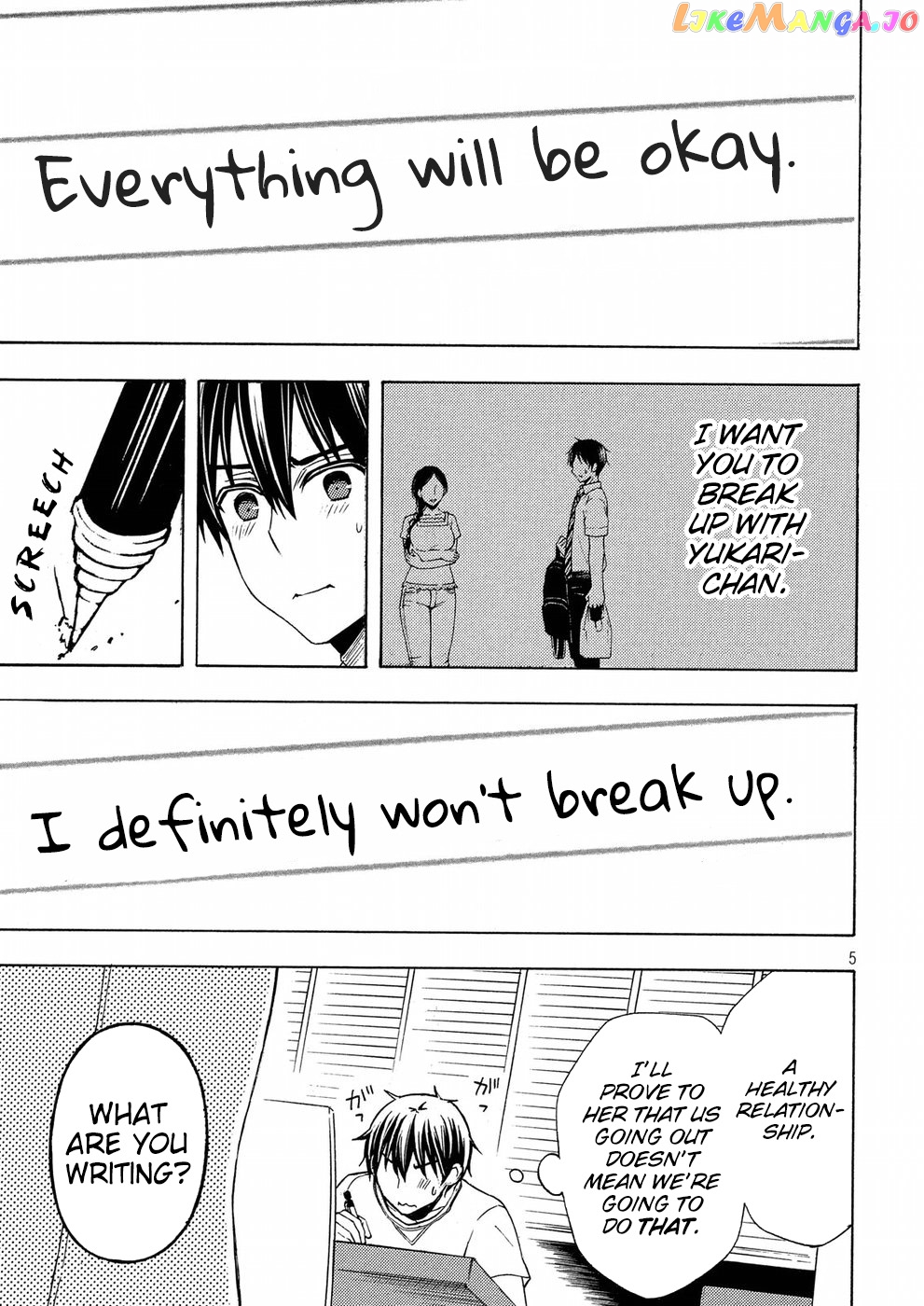 Watari-kun no xx ga Houkai Sunzen chapter 37 - page 5