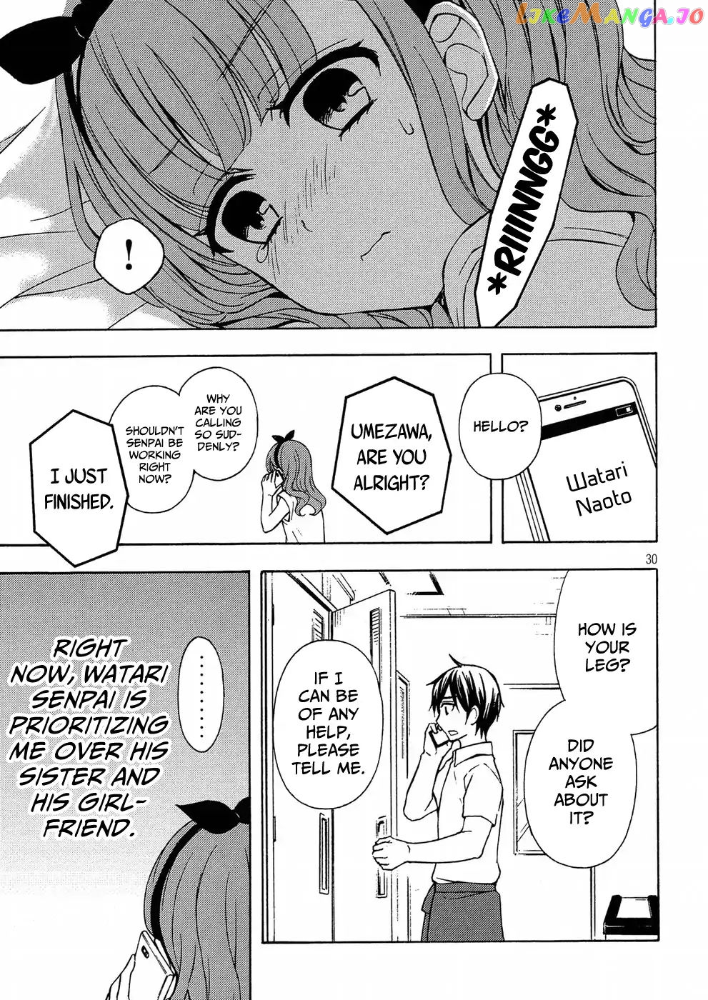 Watari-kun no xx ga Houkai Sunzen chapter 38 - page 30