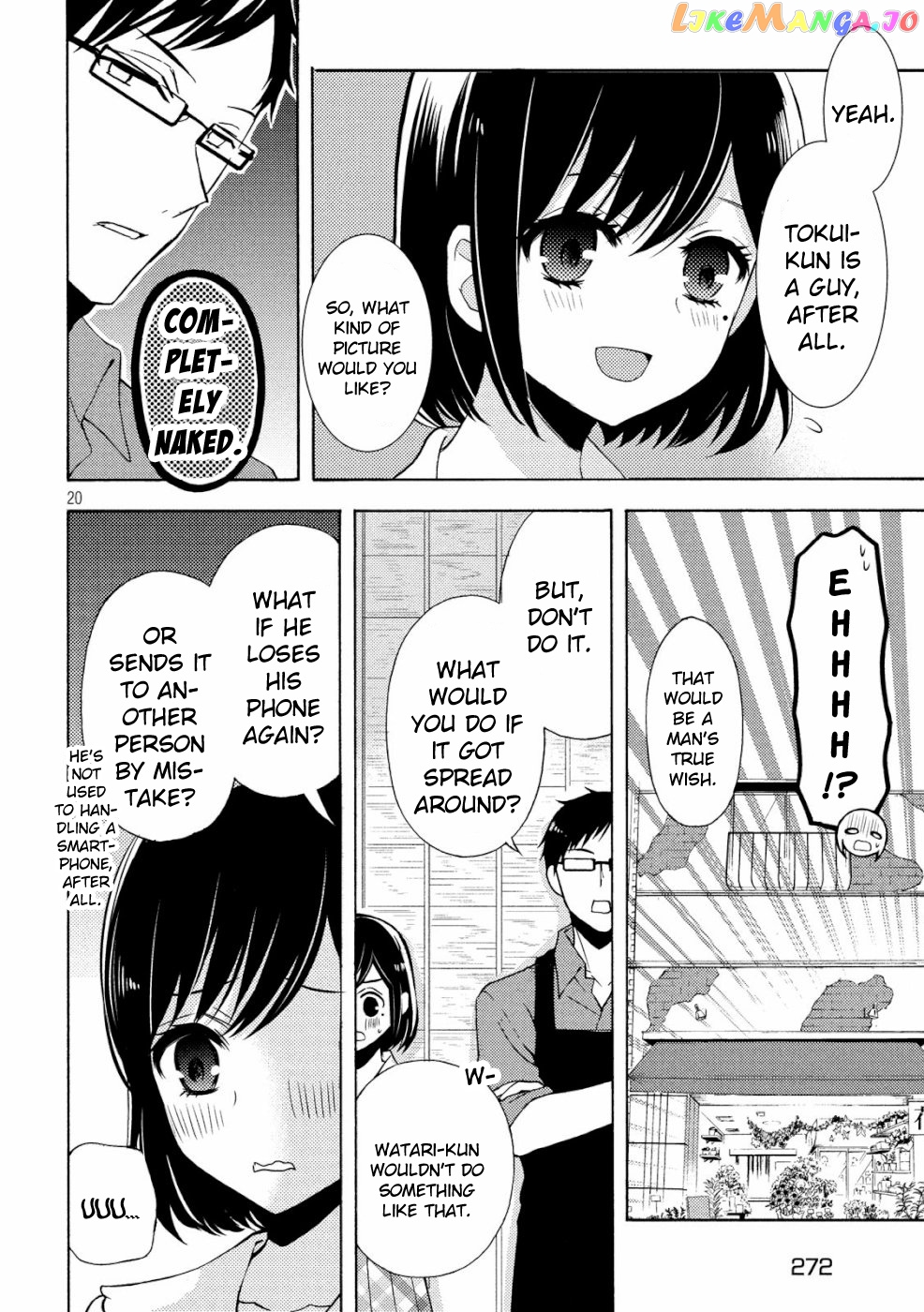 Watari-kun no xx ga Houkai Sunzen chapter 48 - page 20
