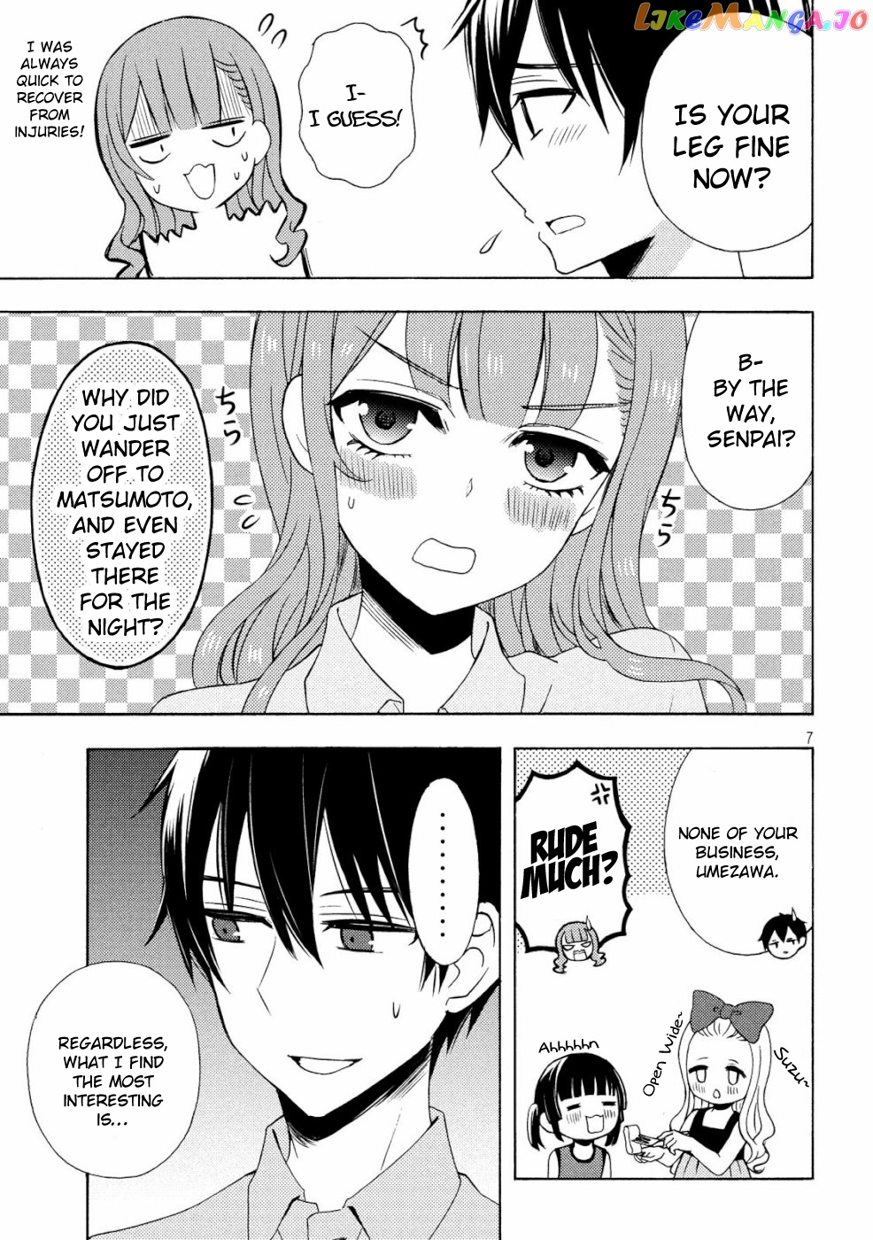 Watari-kun no xx ga Houkai Sunzen chapter 48 - page 7