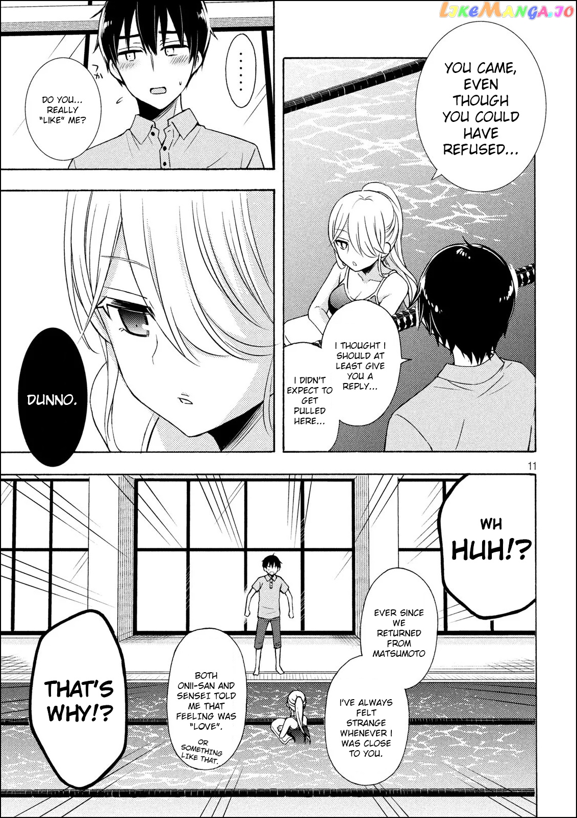 Watari-kun no xx ga Houkai Sunzen chapter 50 - page 11