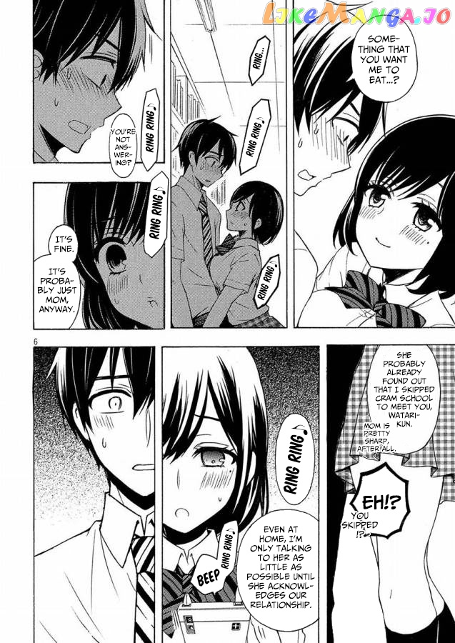 Watari-kun no xx ga Houkai Sunzen chapter 40 - page 7